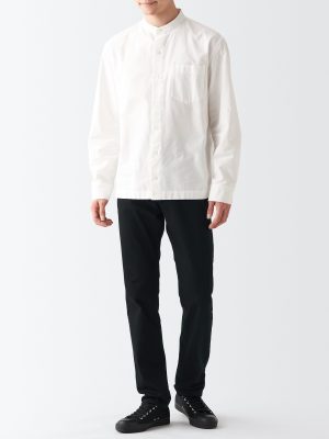 Men's Stretch Denim Slim Pants Black (L 32inch / 82cm)