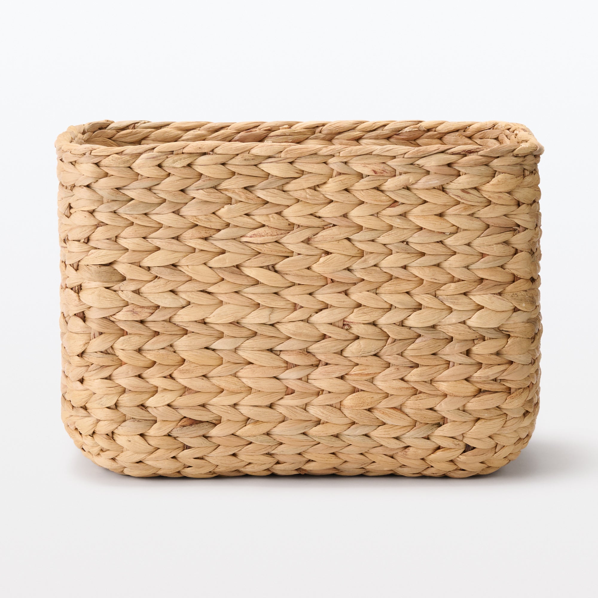Water Hyacinth Basket - Rectangle - Large W13.4 x D9.1 x H9.4 - Image 3