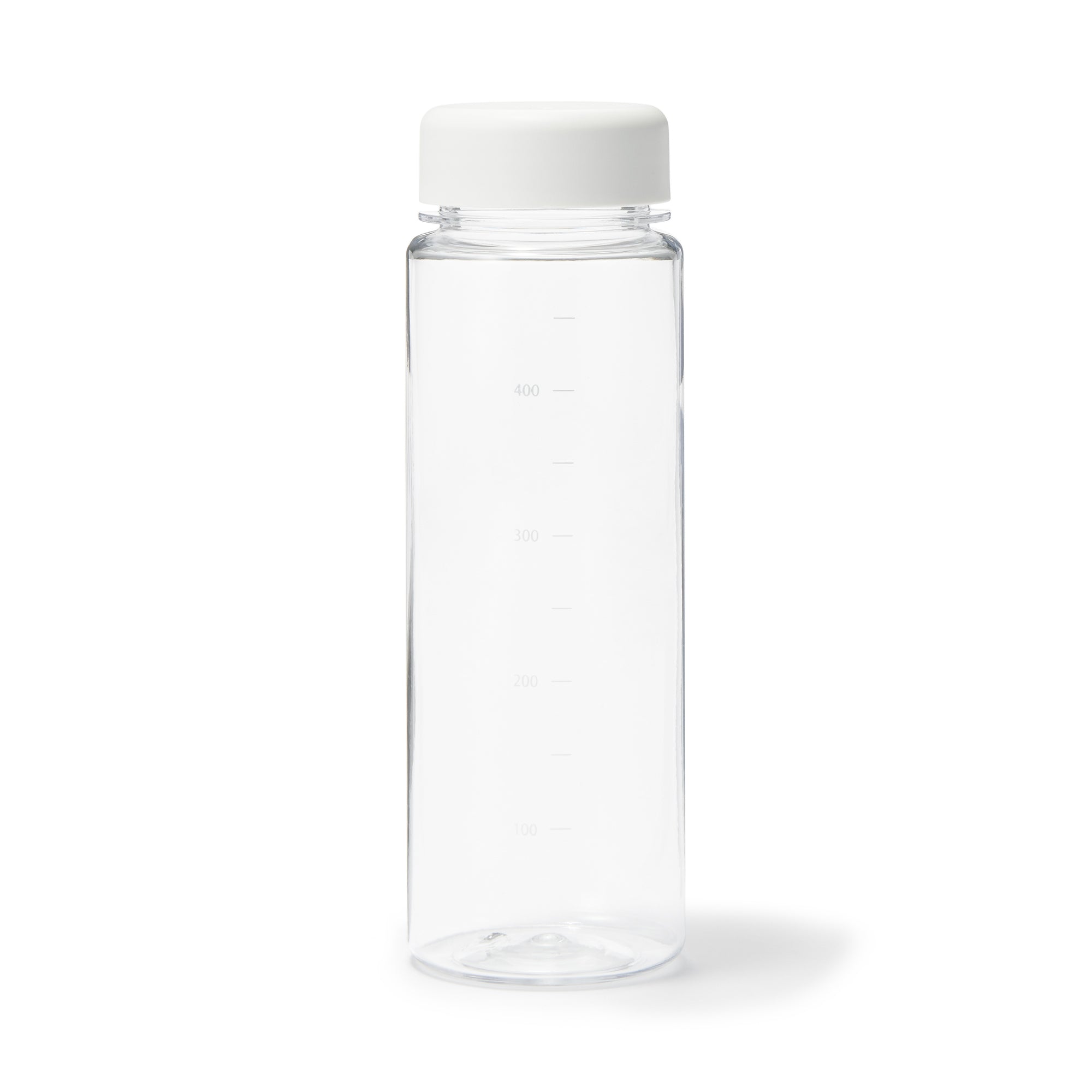 Water Bottle with Measurements 16.9 fl oz - White