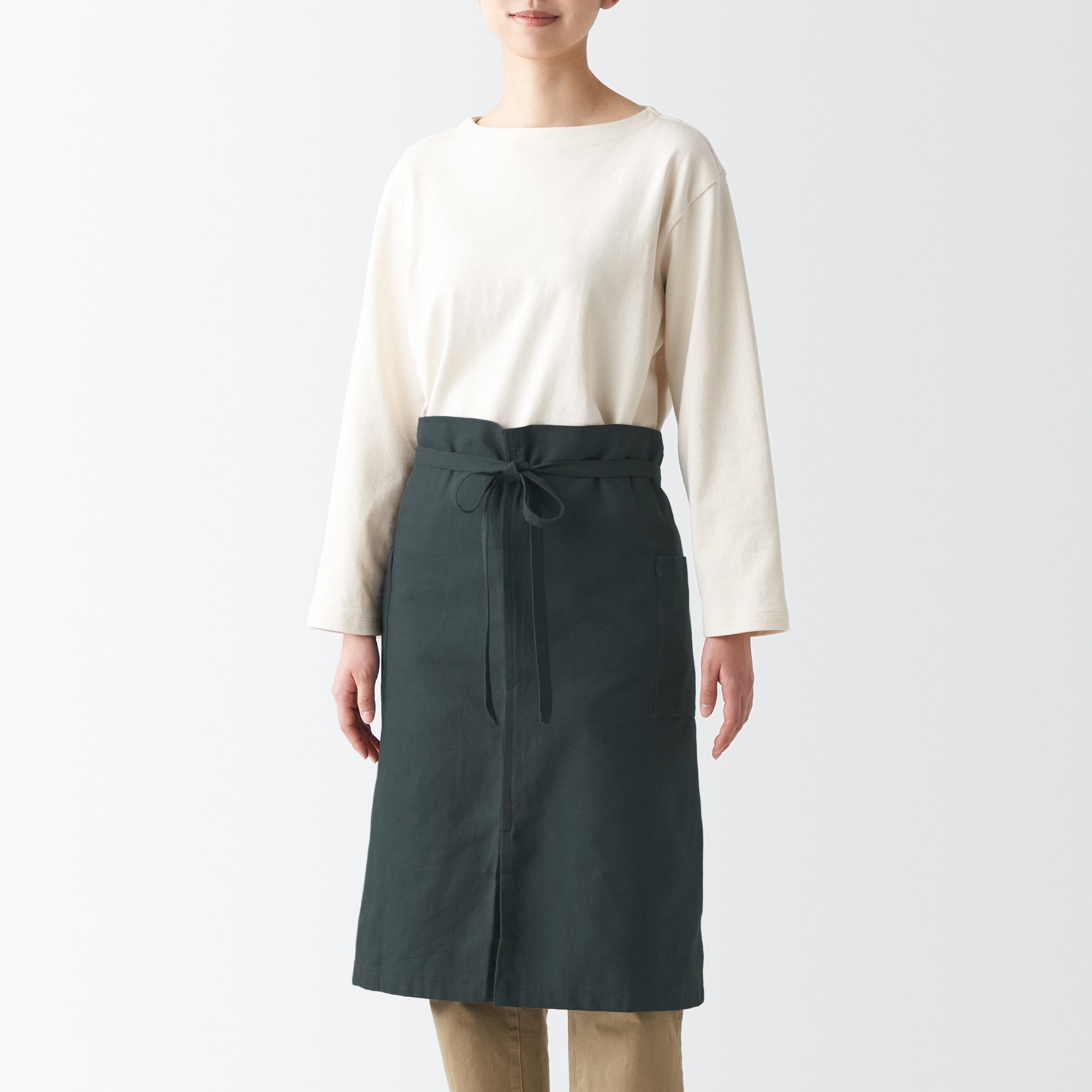 Plain Weave Cotton Waist Apron - Image 2