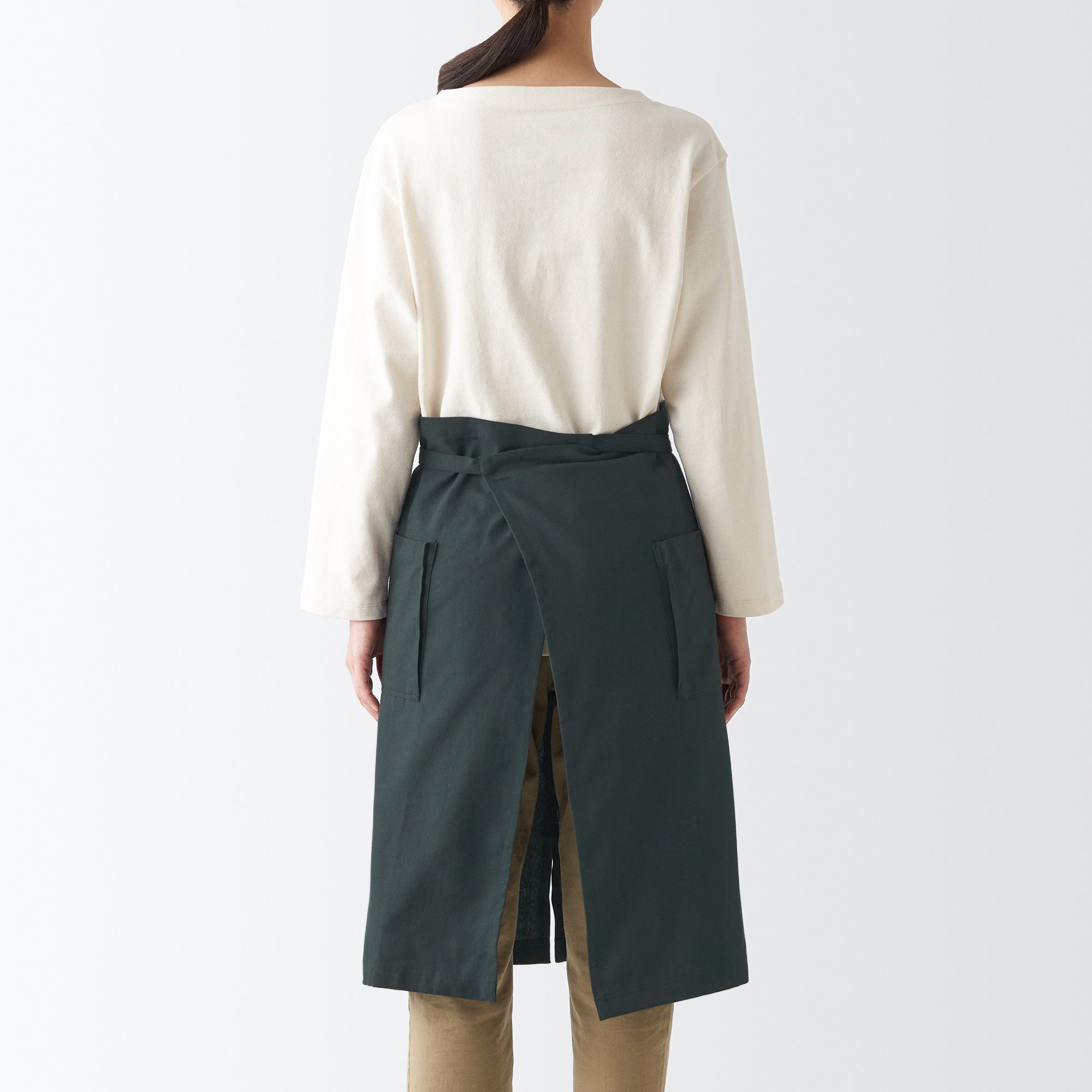 Plain Weave Cotton Waist Apron - Image 3