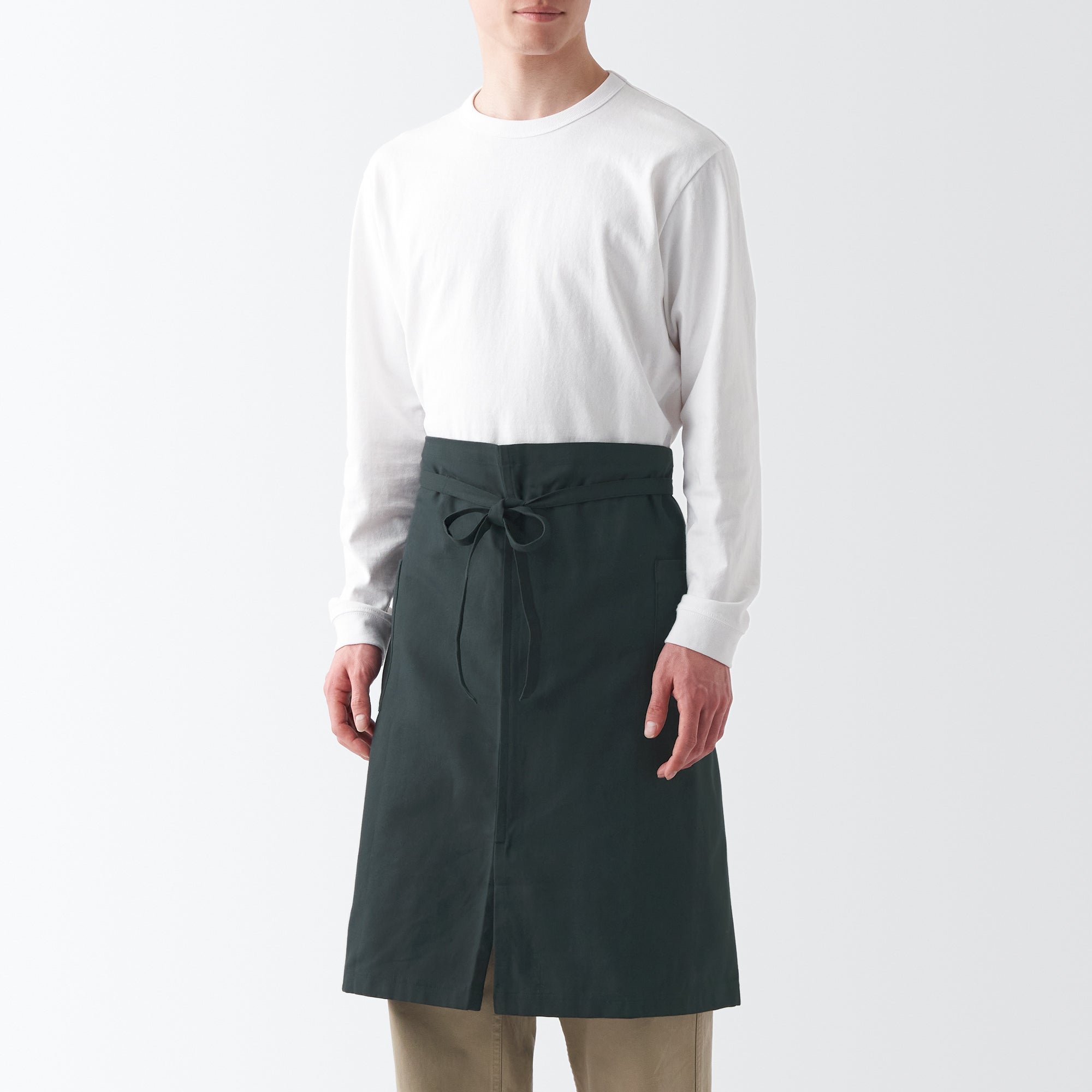 Plain Weave Cotton Waist Apron - Image 4