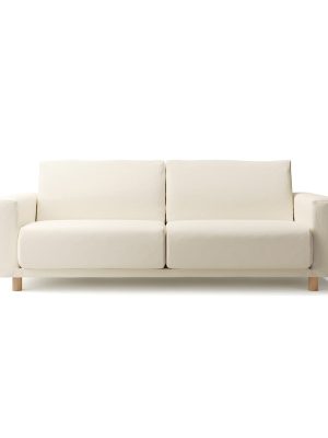 Cotton Canvas Cover for Urethane Pocket Coil Sofa - 3 Seater (Sofa Sold Separately)