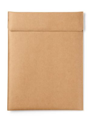 Jeans' Back Patch Laptop Case - Brown