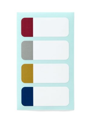No-Iron Sticker Label with Color 2 x 0.8