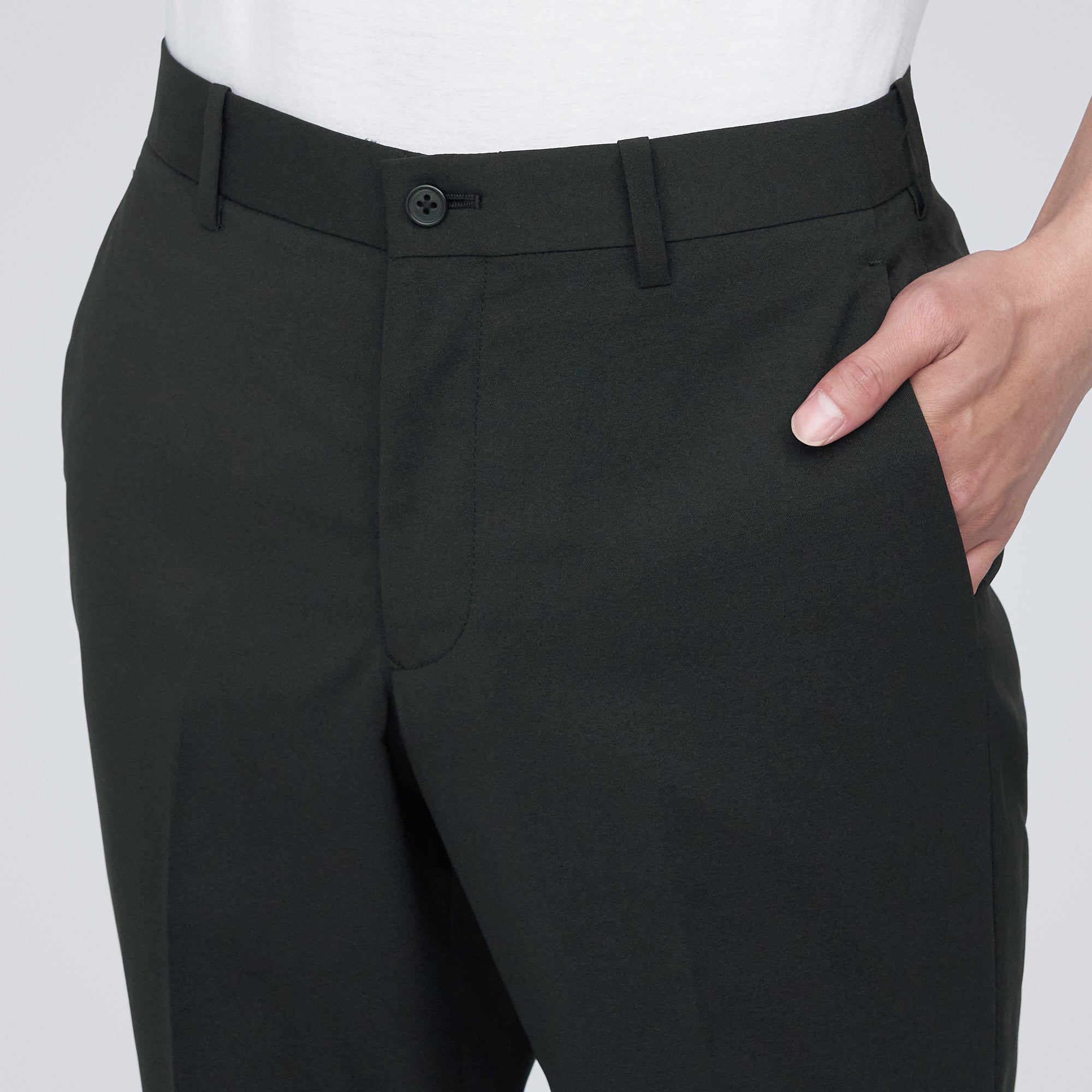 Men's Easy Care Stretch No Tuck Pants - Image 7