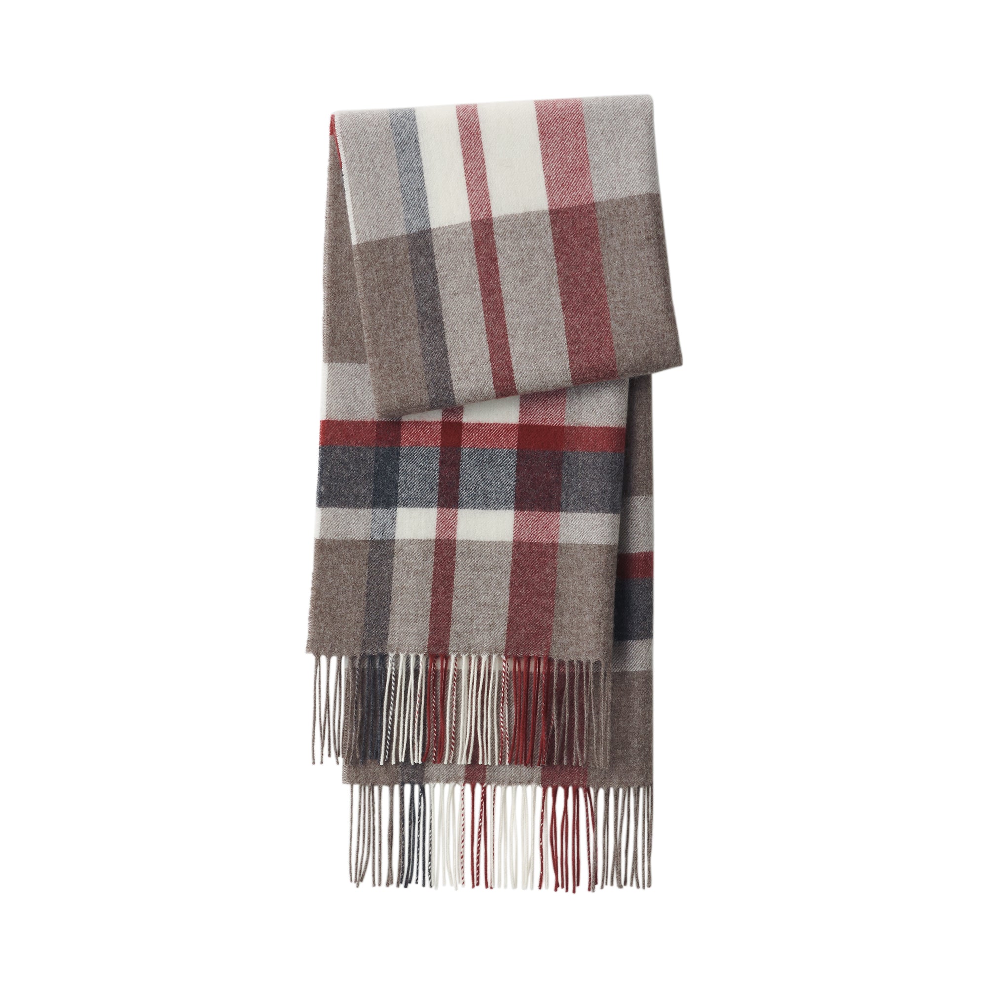 Wool 2-way Large Stole - Patterned - Image 2