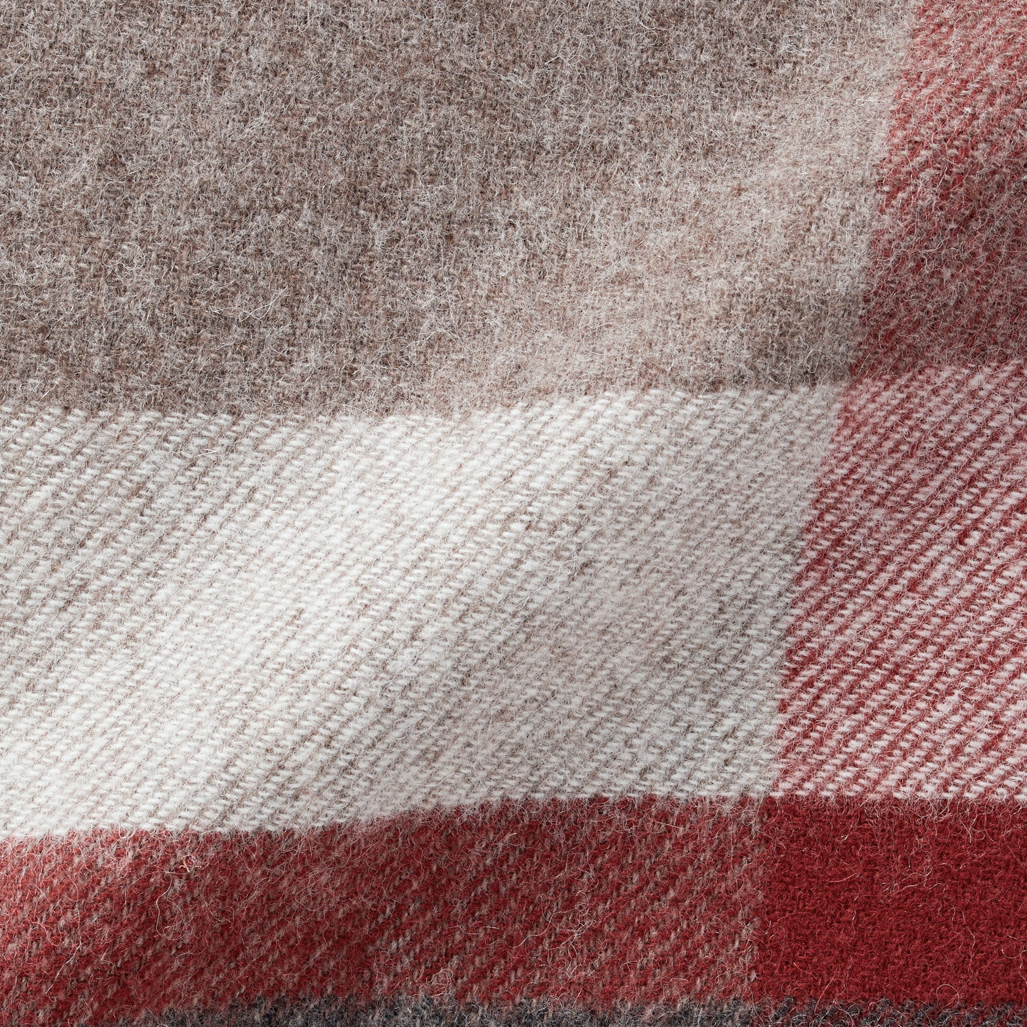 Wool 2-way Large Stole - Patterned - Image 10