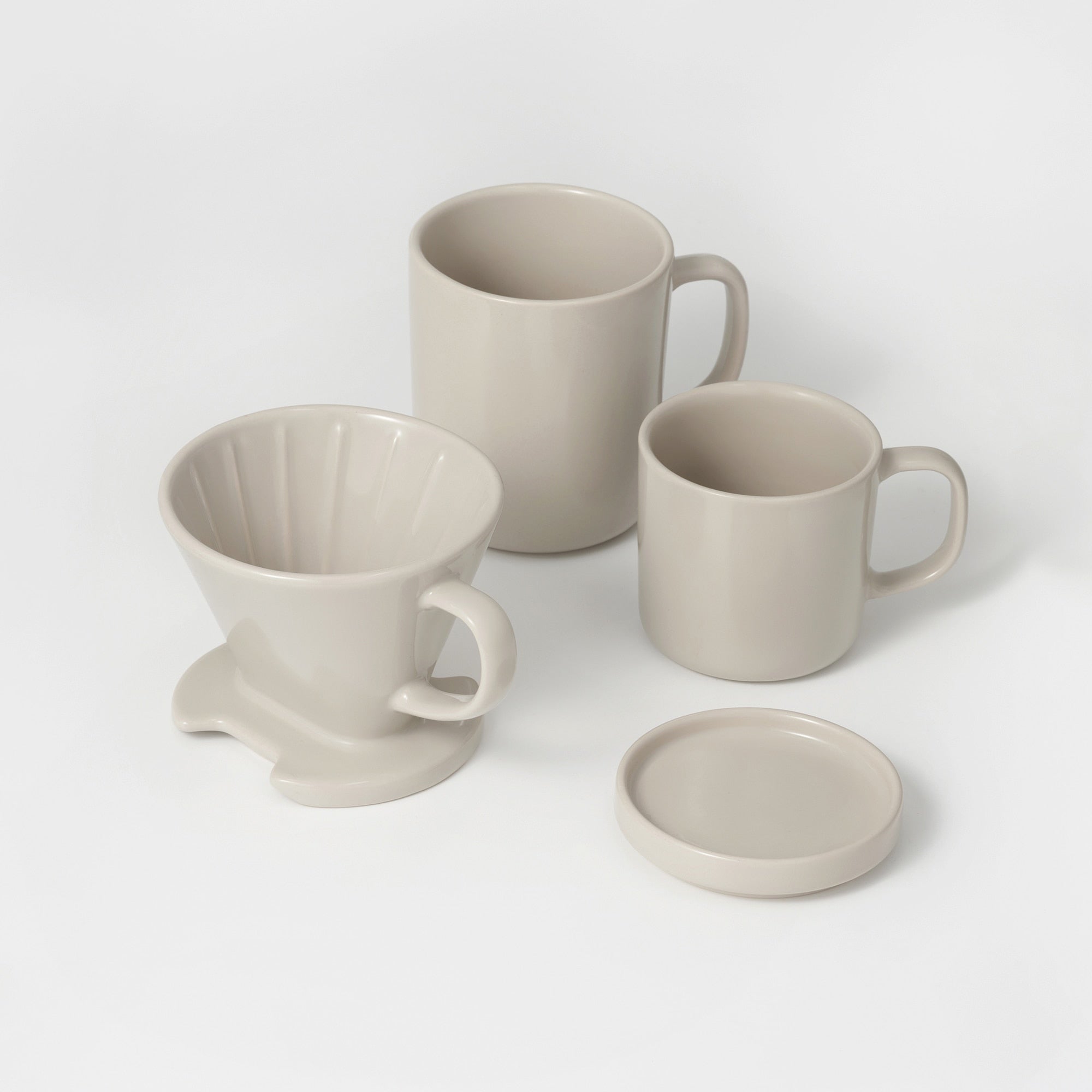 Stoneware Multi Saucer - Gray Beige - Image 7