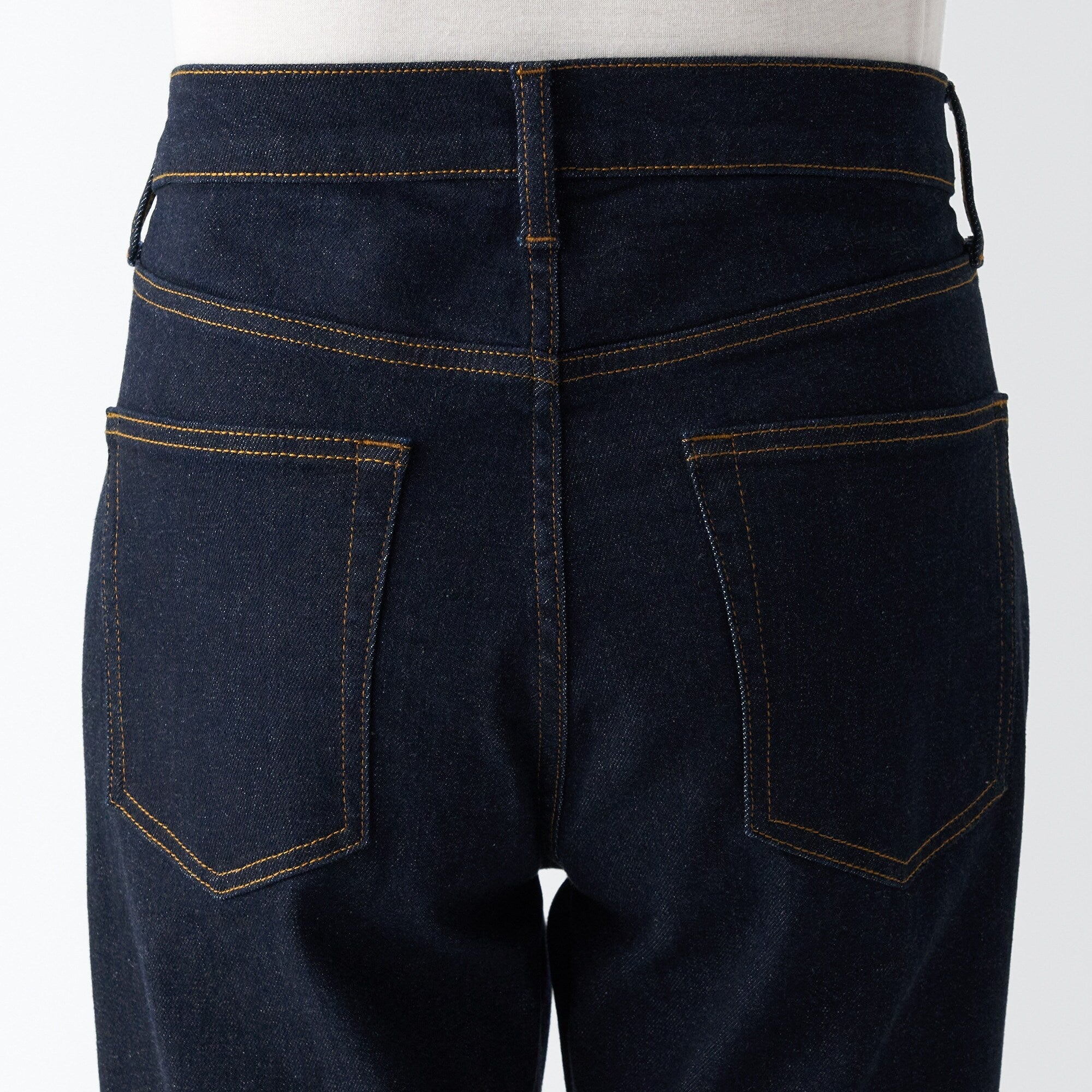 Men's Stretch Denim Slim Pants Dark Navy (L 30inch / 76cm) - Image 8