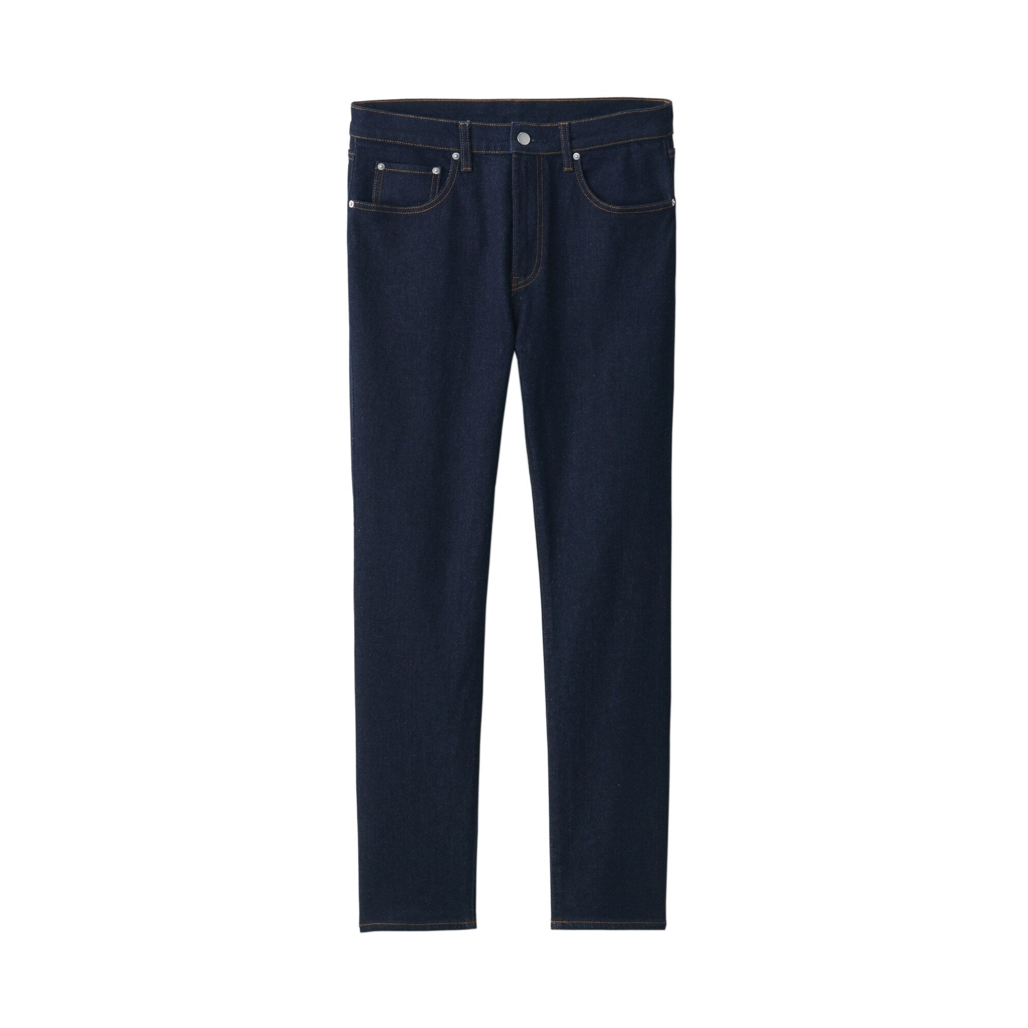 Men's Stretch Denim Slim Pants Dark Navy (L 30inch / 76cm) - Image 2