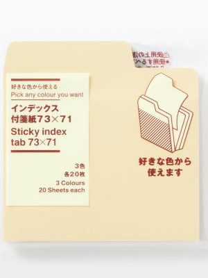 Index Tab Sticky Notes 3 Color Set 2.9 x 2.8
