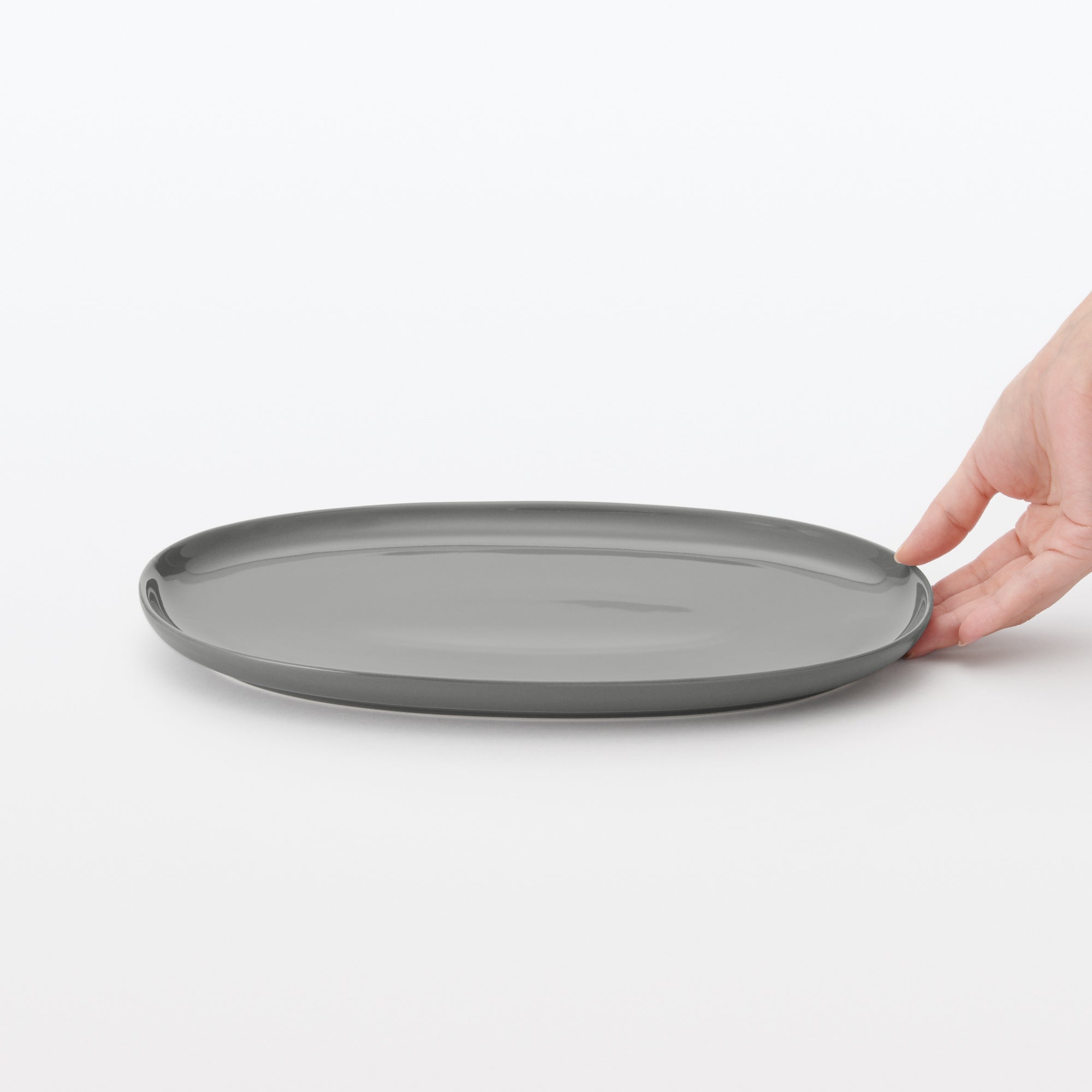 Everyday Tableware Oval Plate Large - Gray - Image 6