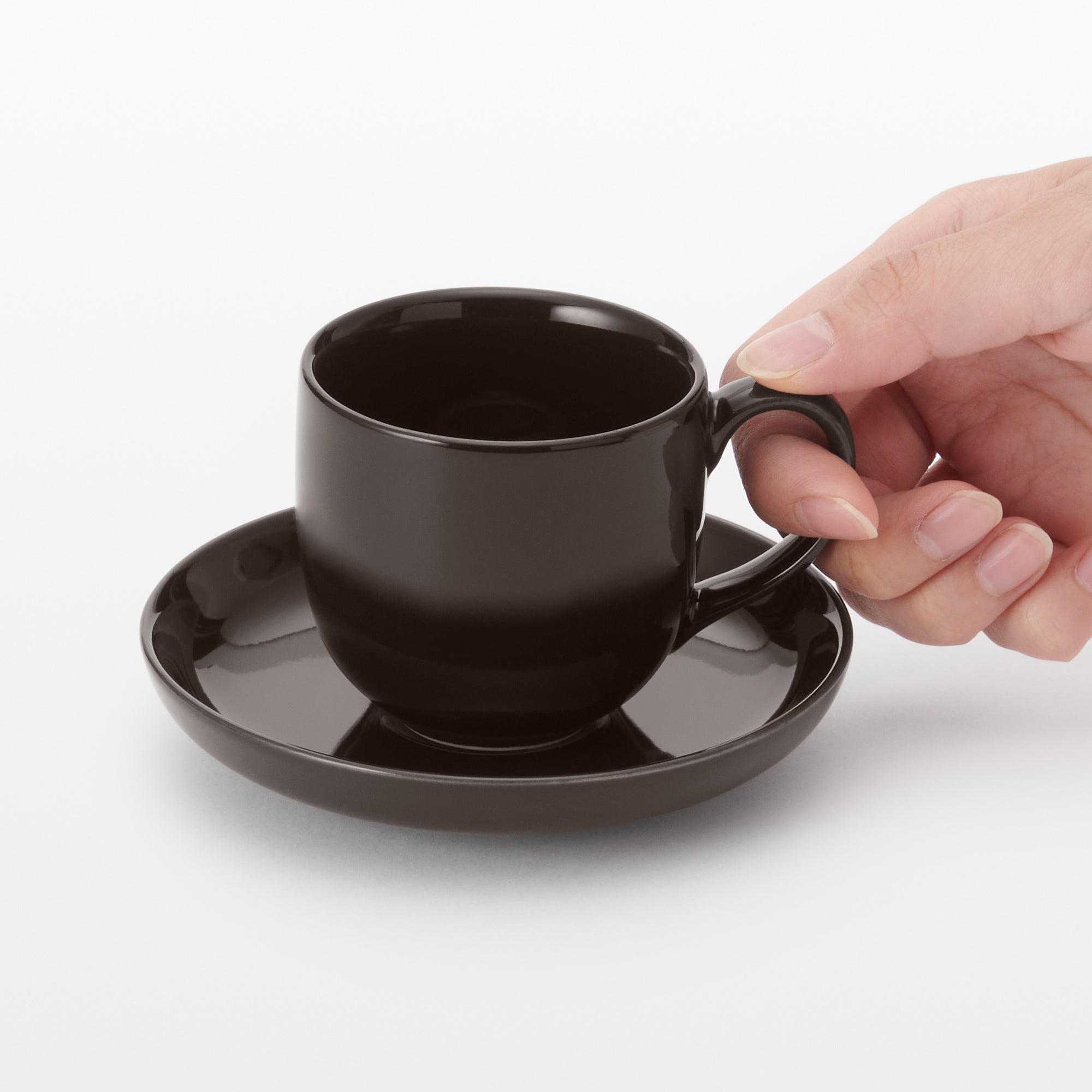 Everyday Tableware Demitasse Saucer - Dark Brown - Image 6