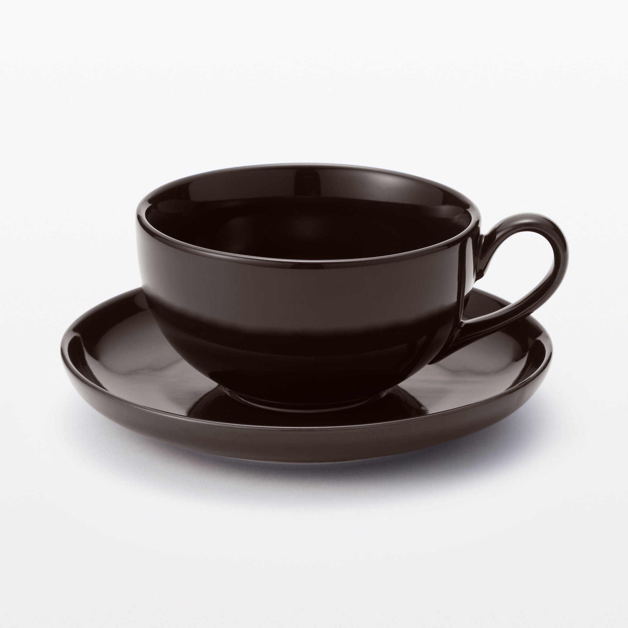 Everyday Tableware Tea Saucer - Dark Brown - Image 7