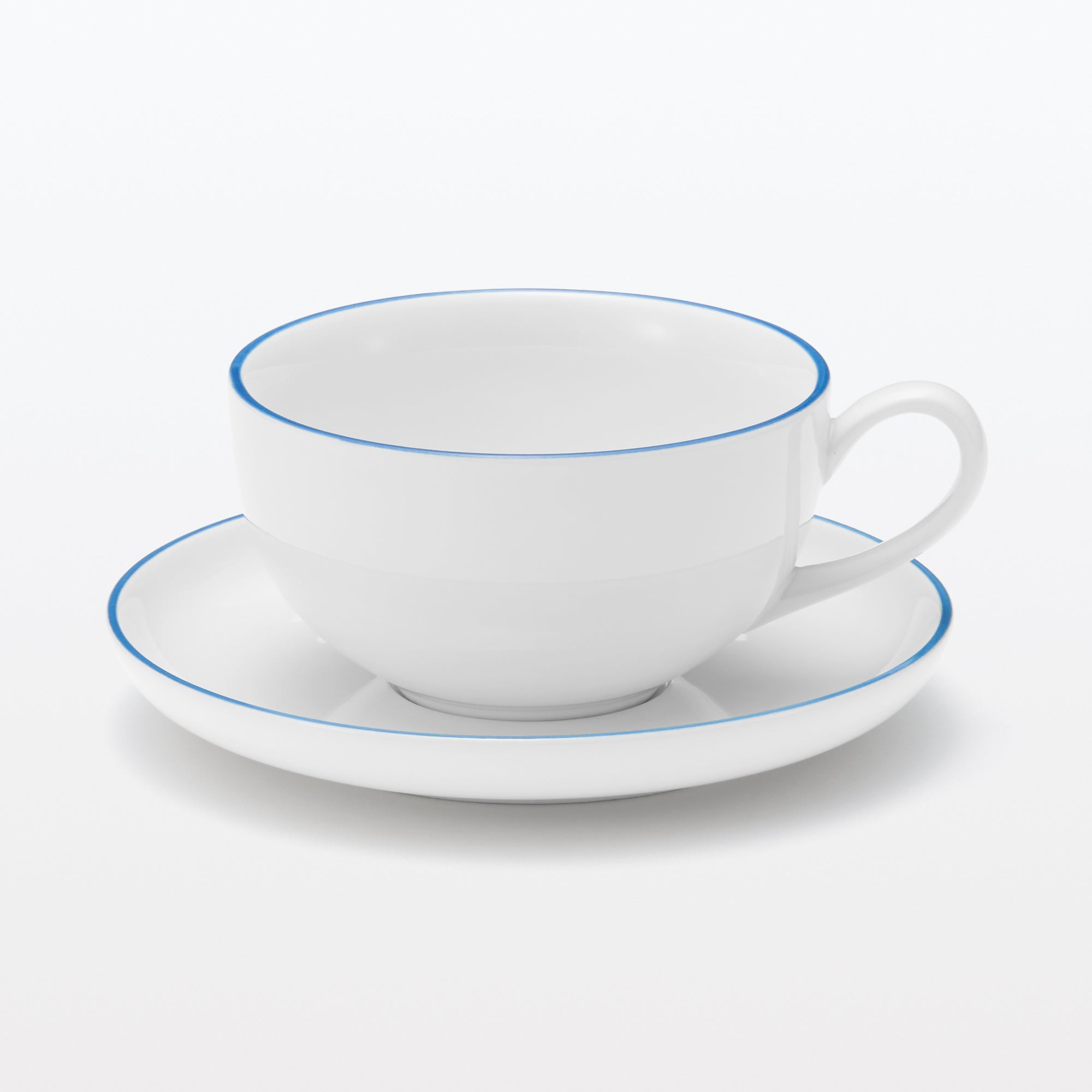 Everyday Tableware Teacup - Blue Stripe - Image 2