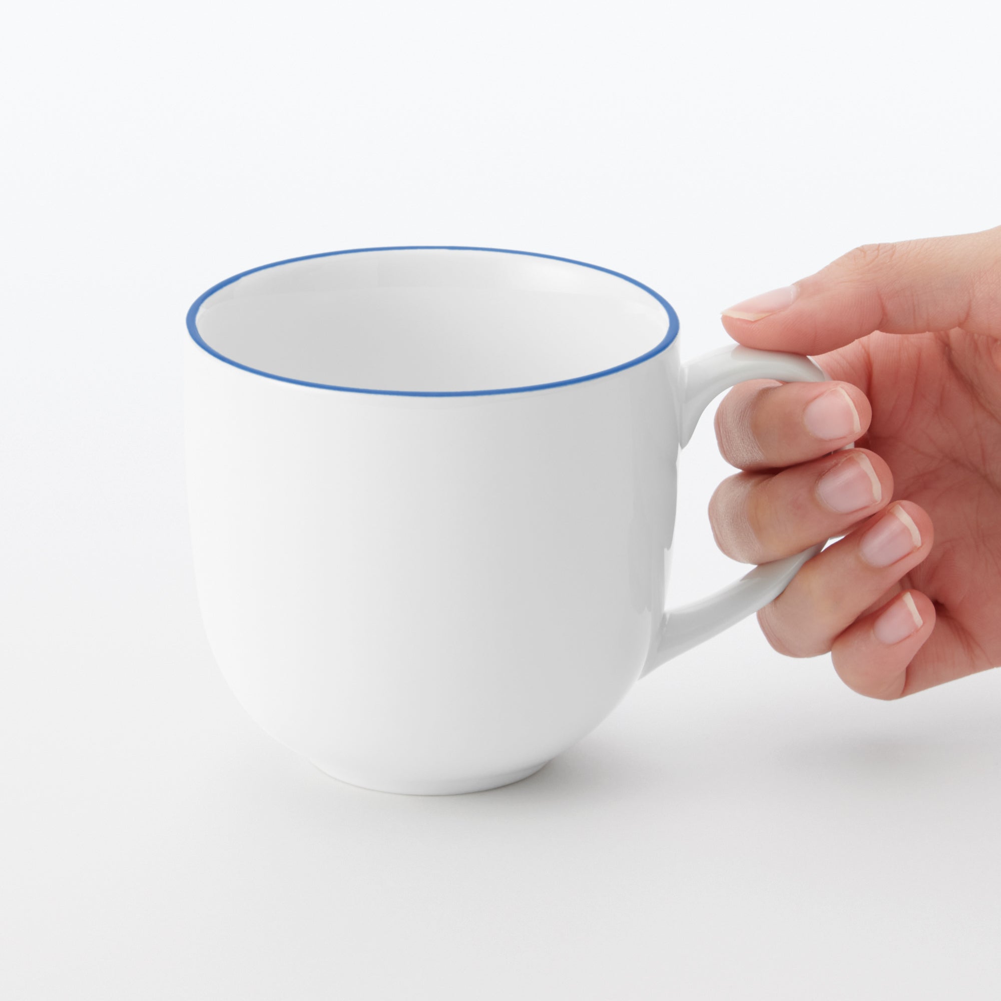 Everyday Tableware Mug - Blue Stripe - Image 6