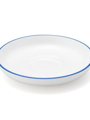 Everyday Tableware Demitasse Saucer - Blue Stripe