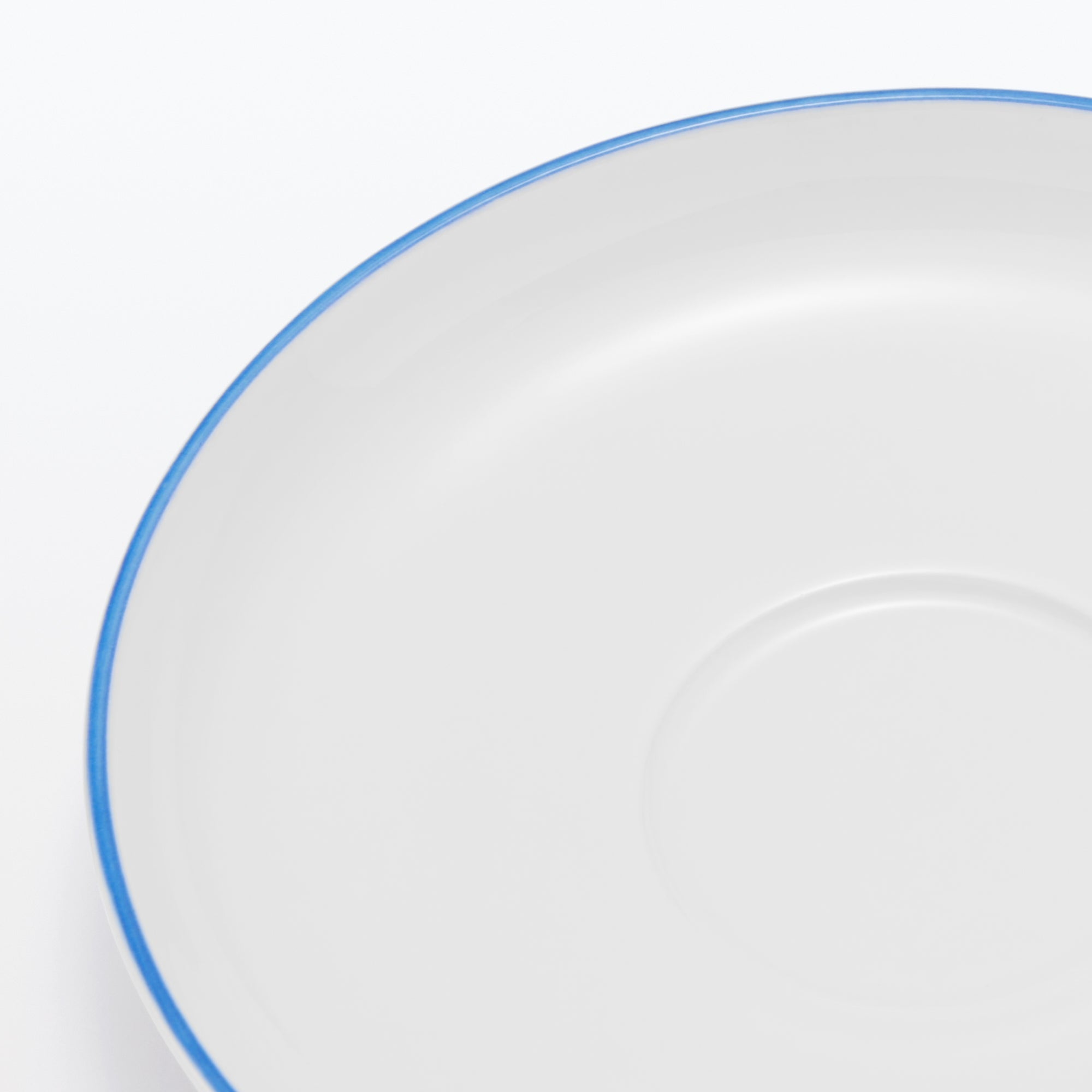 Everyday Tableware Tea Saucer - Blue Stripe - Image 6