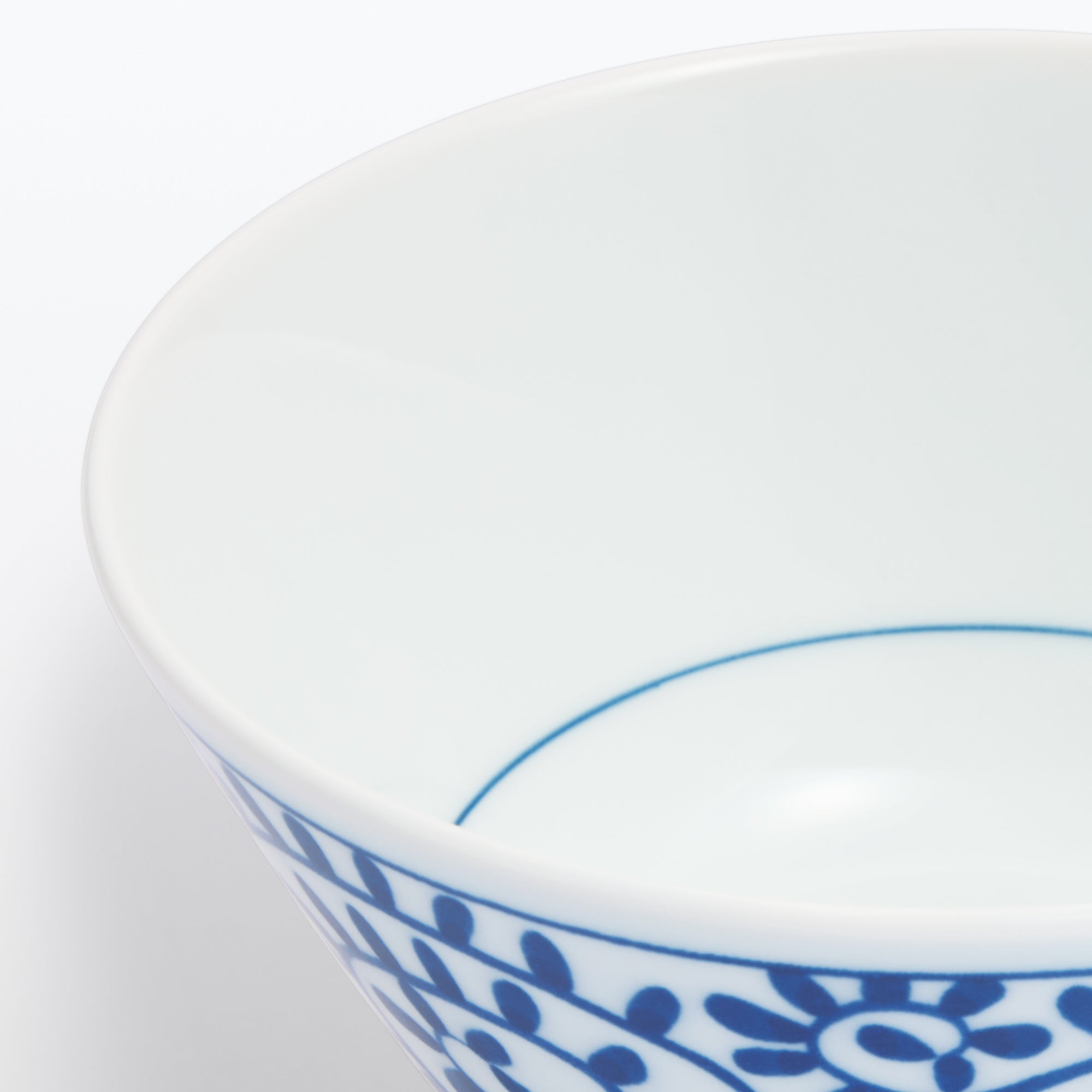 Hasami Ware Rice Bowl - Arabesque Pattern - Image 17