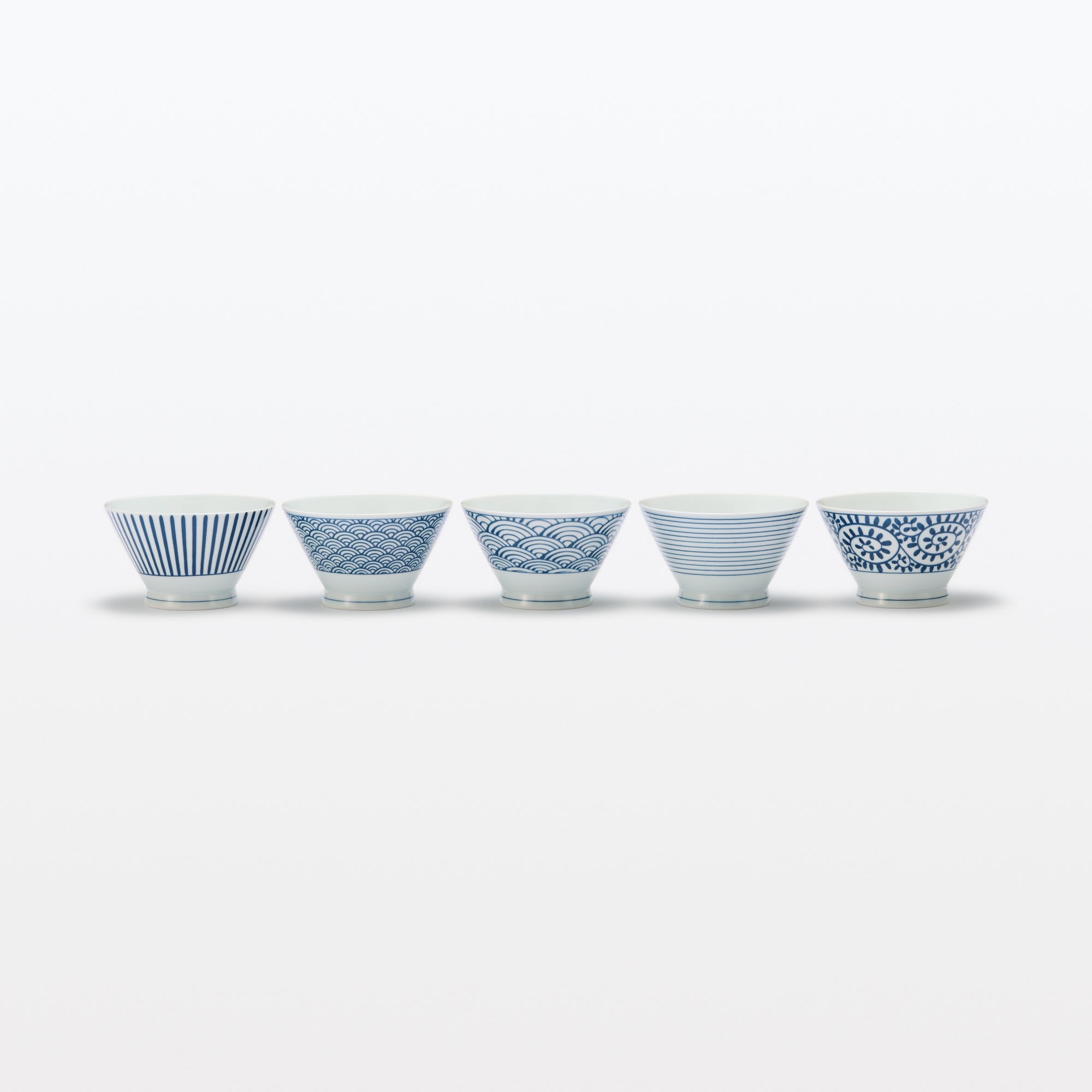 Hasami Ware Rice Bowl - Arabesque Pattern - Image 18