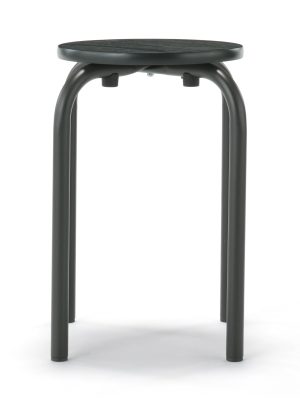 Steel Pipe Stacking Stool - Dark Gray