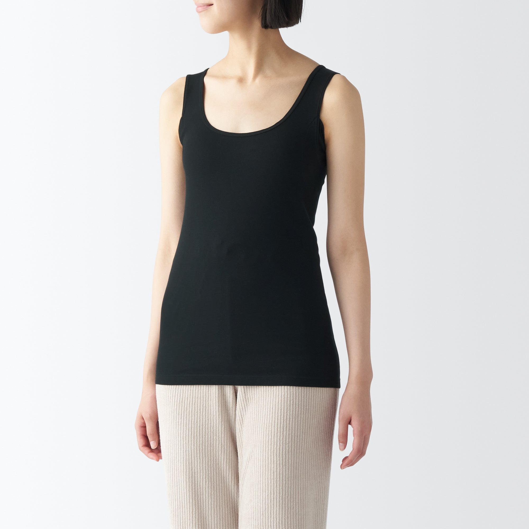 Women's Moisture Wicking Cotton Tank Top with Sweat Pads - Image 11