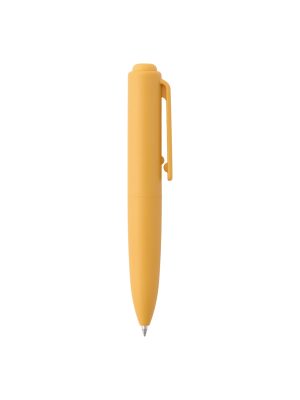 Compact Gel Ink Ballpoint Pen Knock Type 0.5 mm - Yellow
