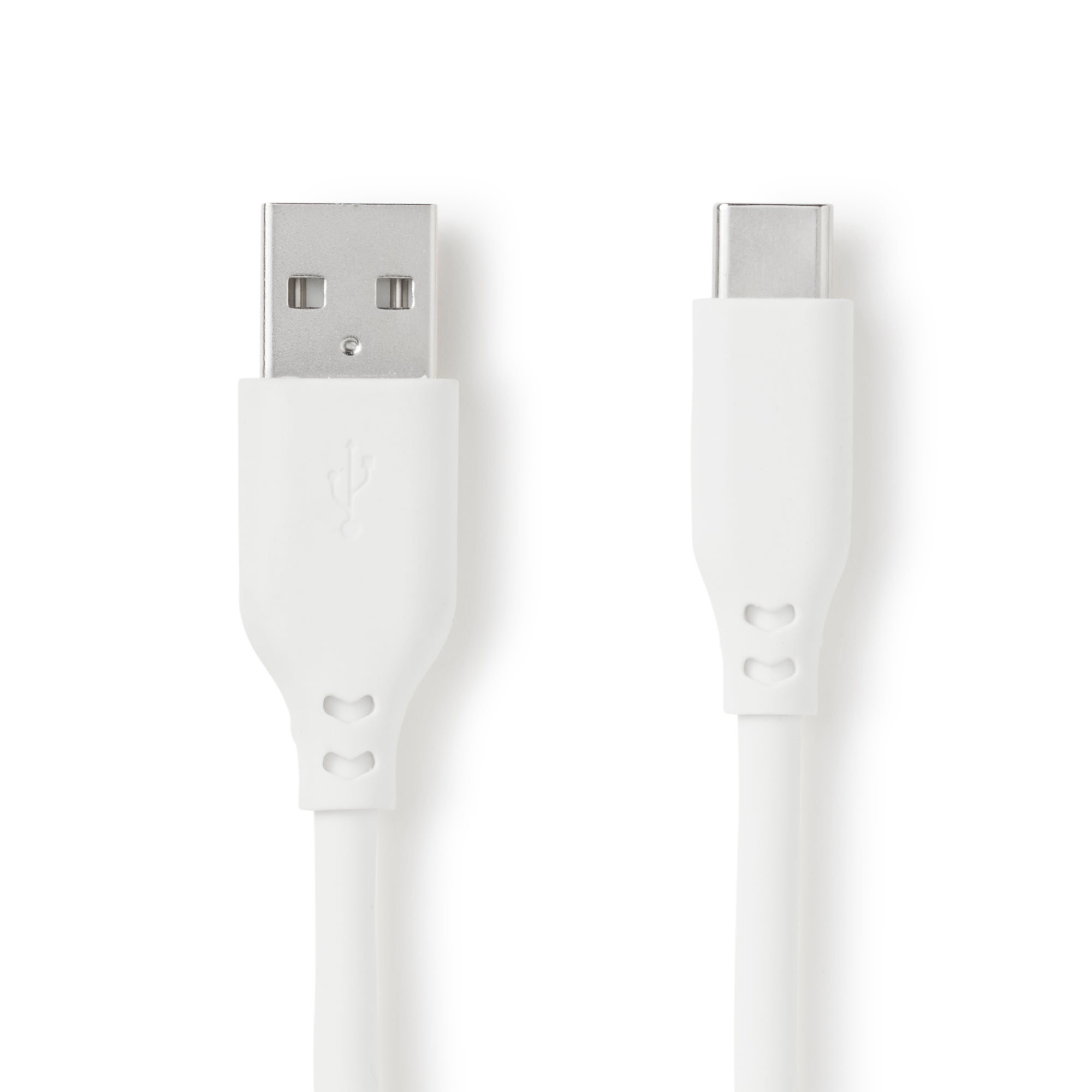 Soft and Tangle-free USB Cable - A to C - White