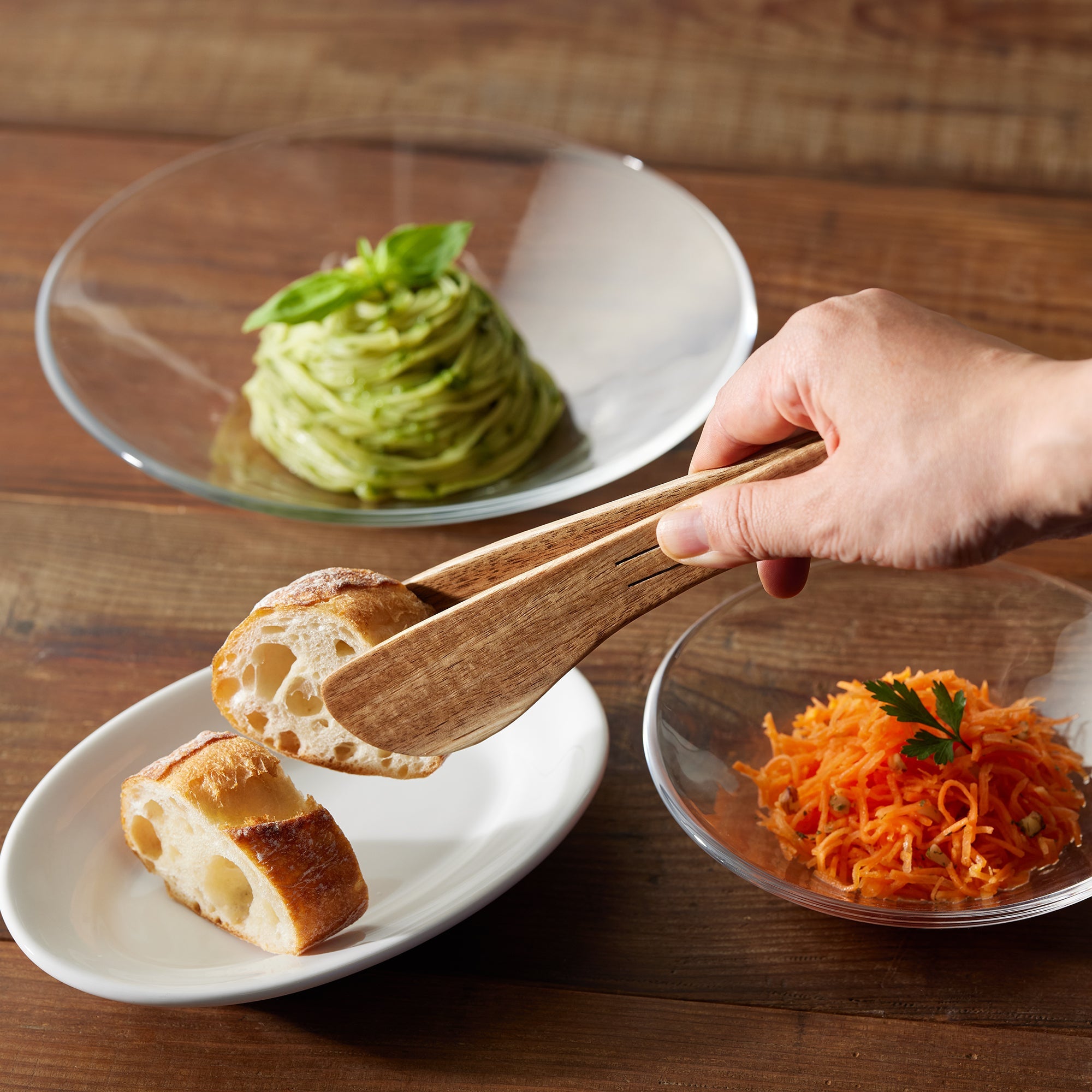 Acacia Foldable Tongs Small - Image 7