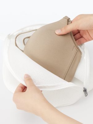 Polyester Cushion Mesh Round Laundry Net for Underwear