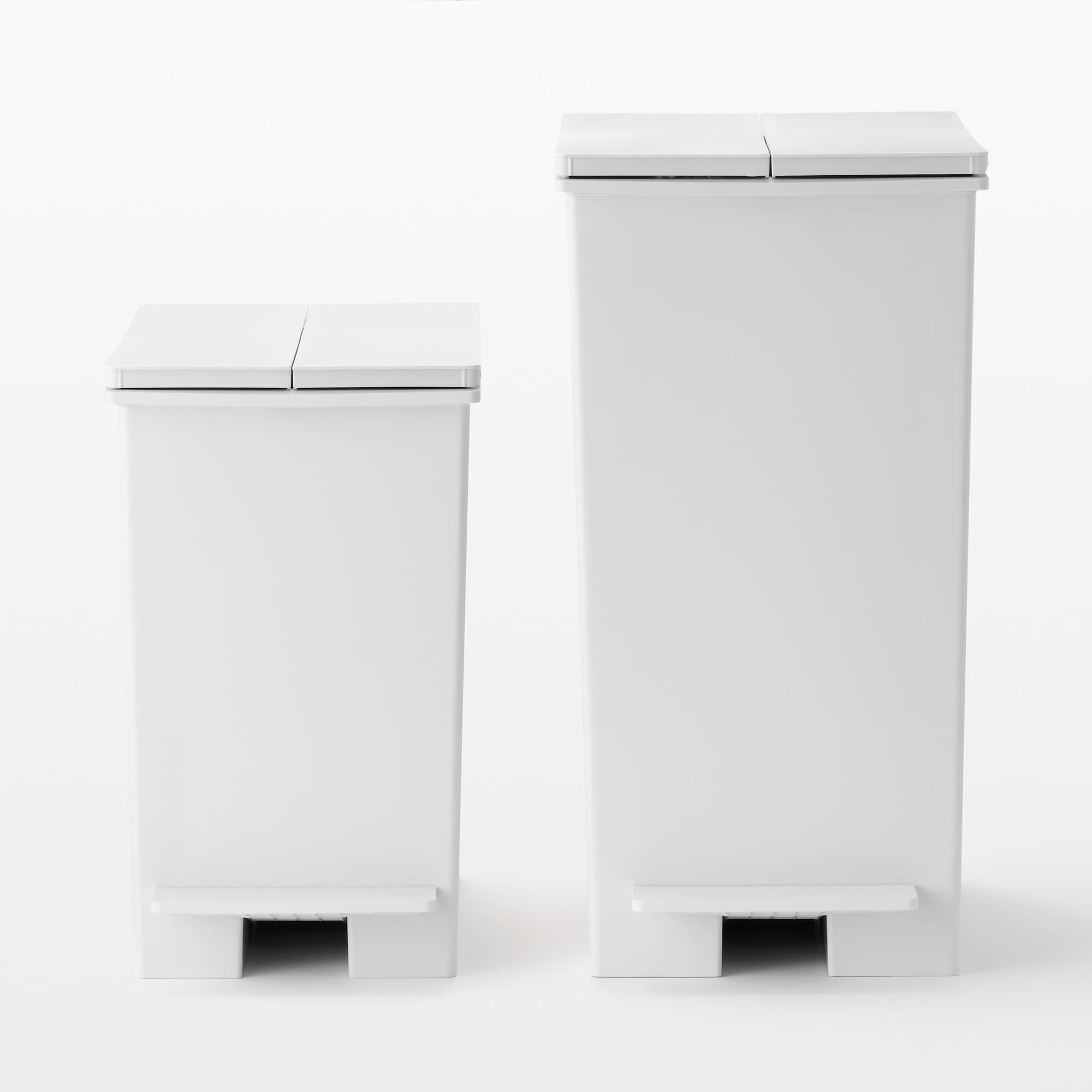 Polypropylene Pedal Dust Bin with Double-Hinged Lid - 5.6 gal - Image 10