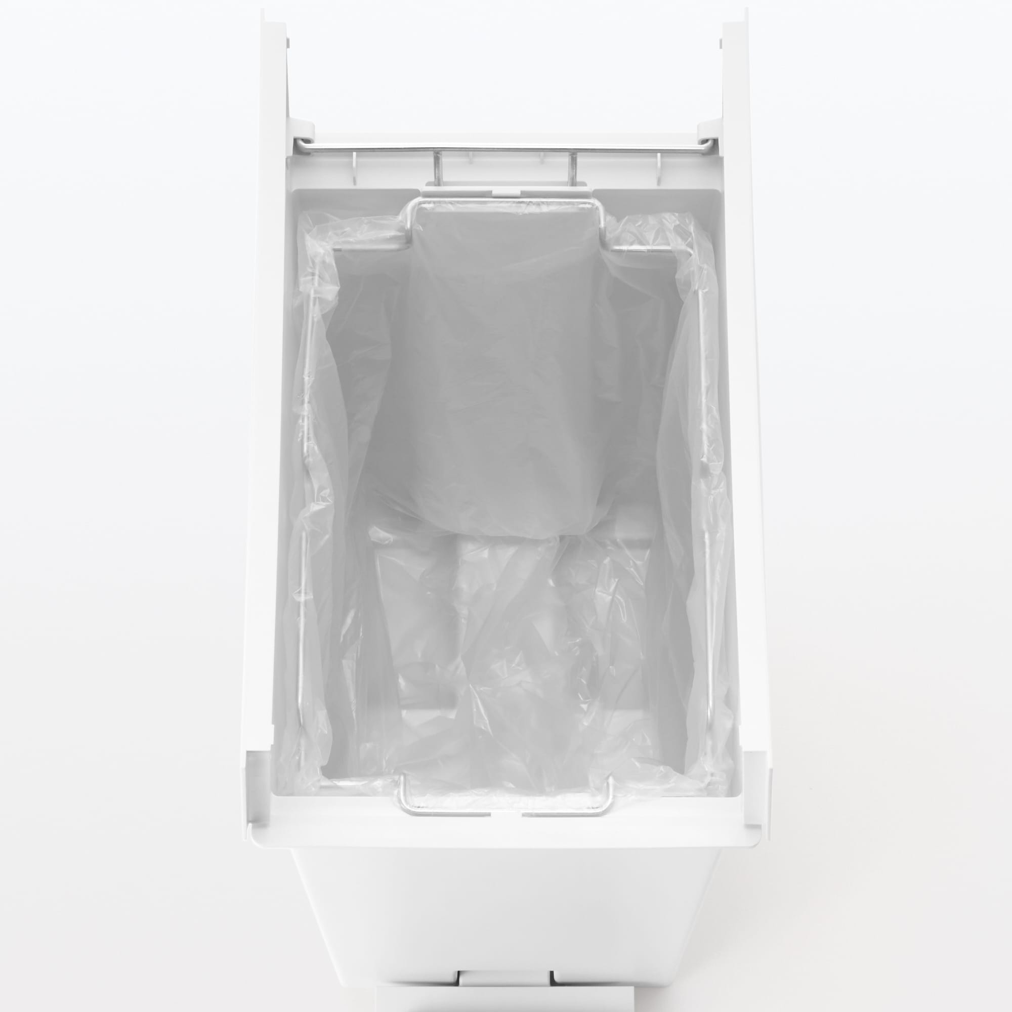 Polypropylene Pedal Dust Bin with Double-Hinged Lid - 9.3 gal - Image 9