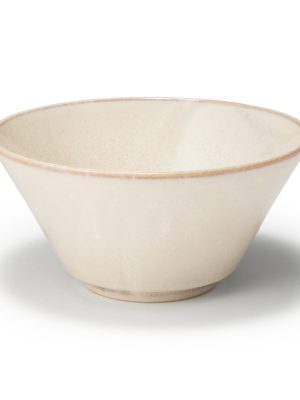 Mino Ware Noodle Bowl - White Glaze 7.4