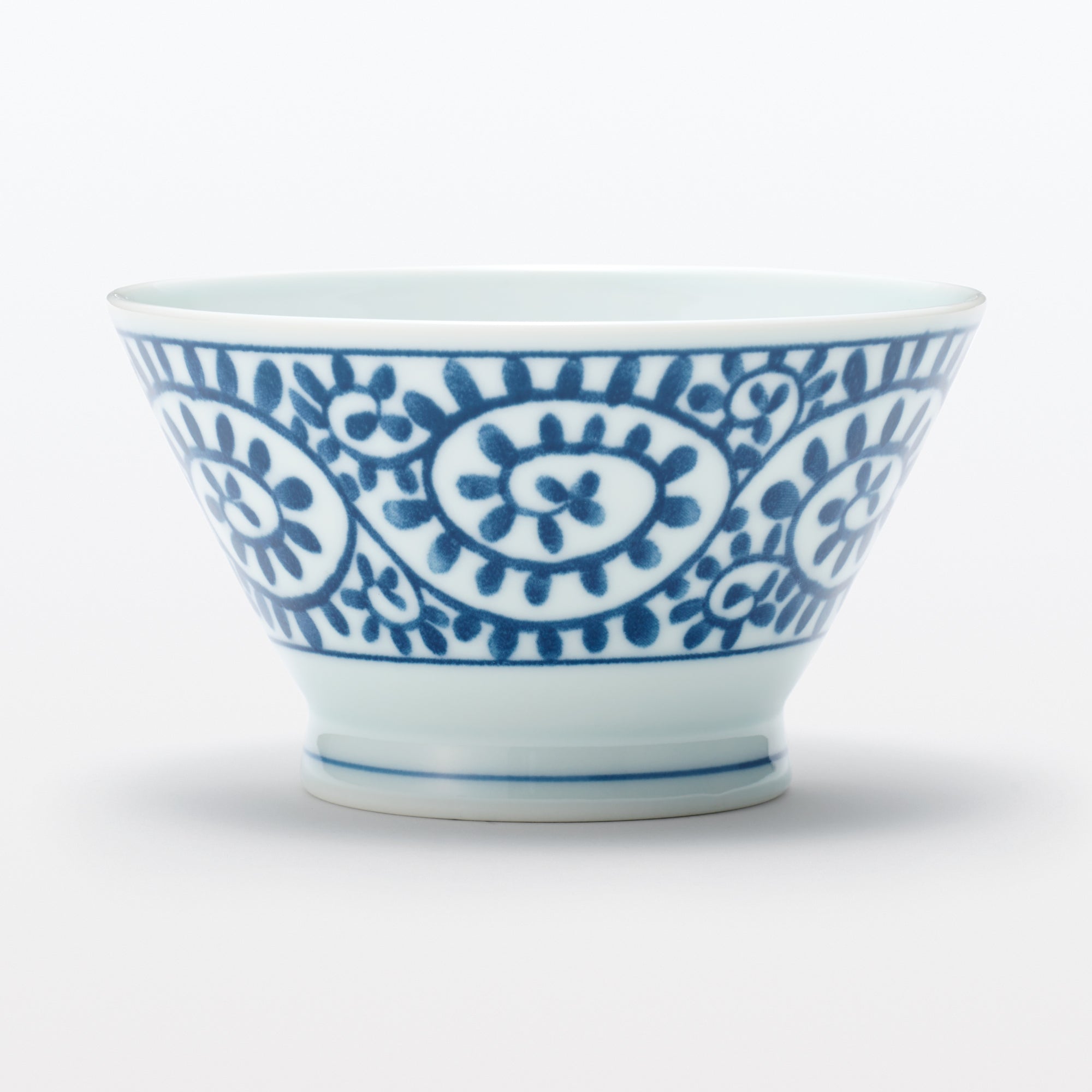 Hasami Ware Rice Bowl - Arabesque Pattern - Small - Image 3