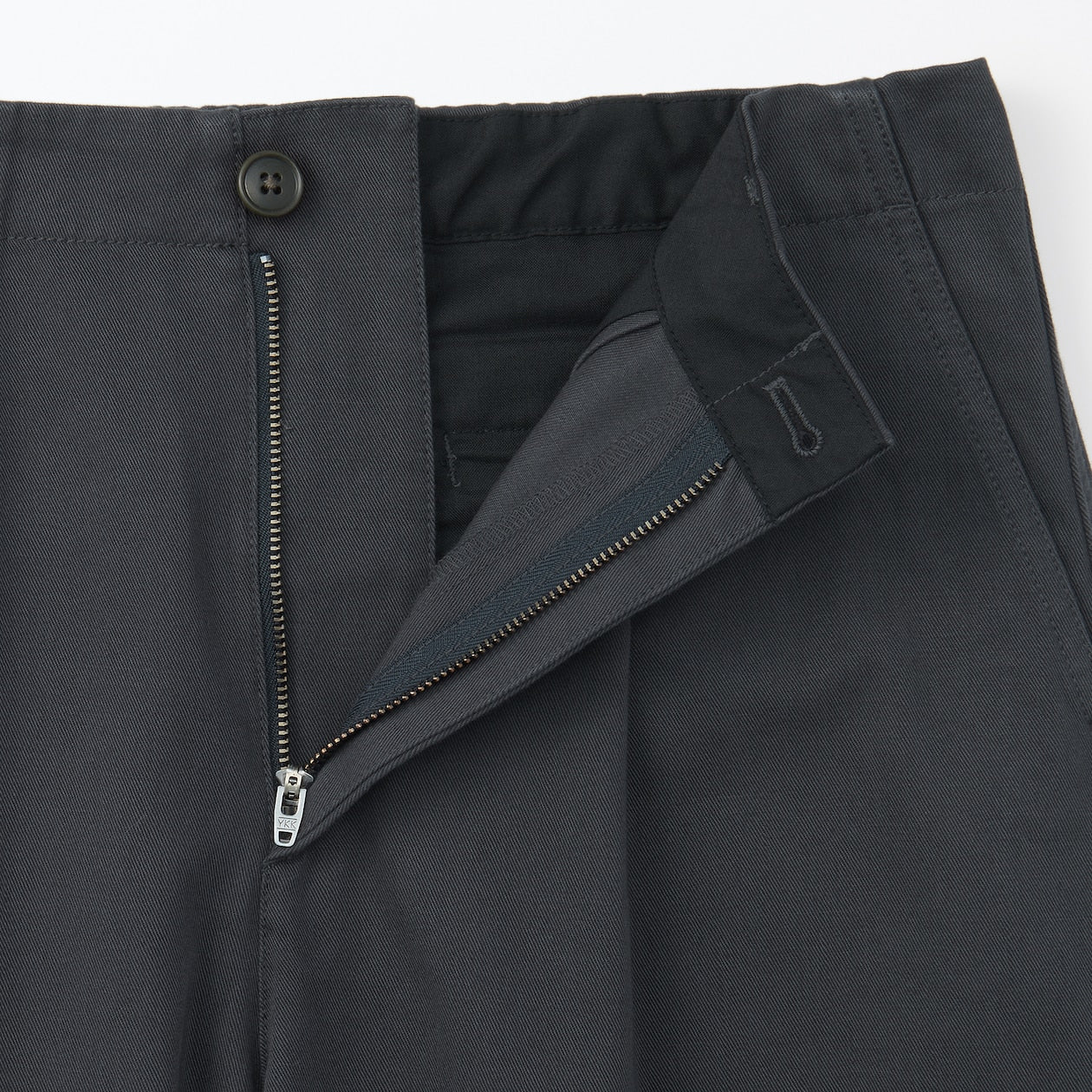 Women's Slub Yarn Chino Darted Wide Pants - Image 9