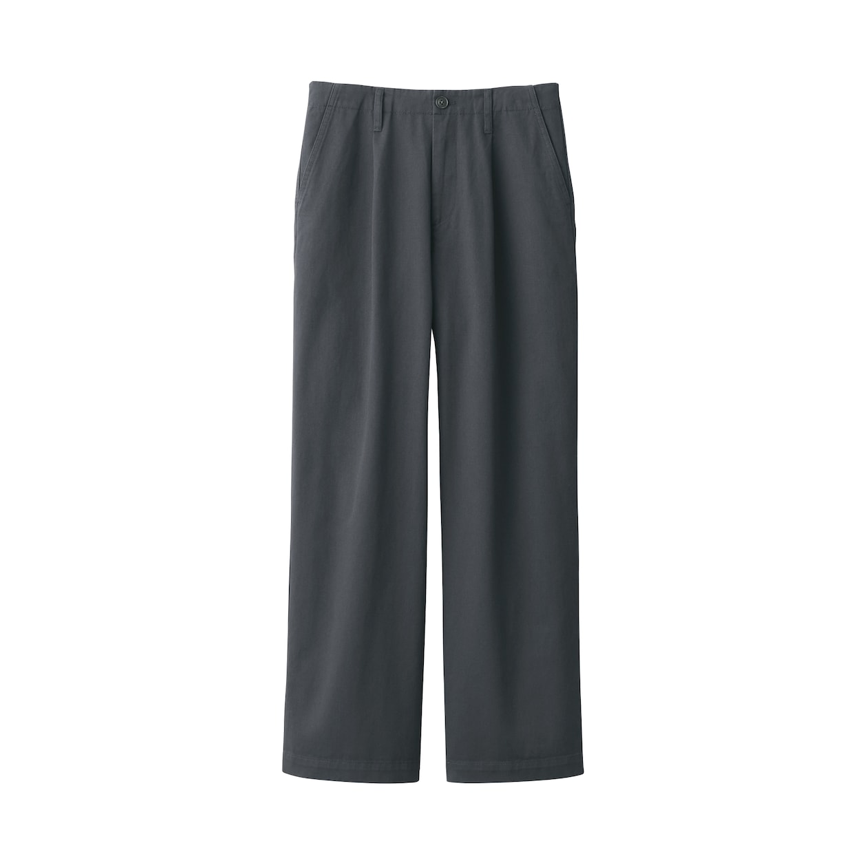 Women's Slub Yarn Chino Darted Wide Pants - Image 2