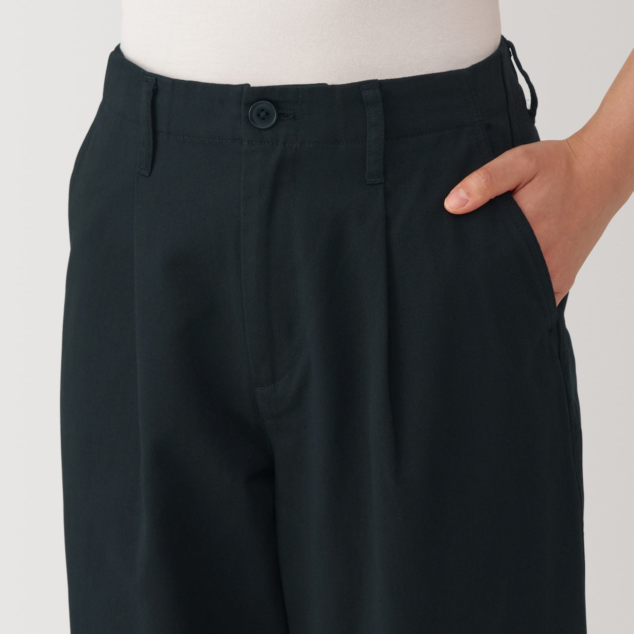 Women's Slub Yarn Chino Darted Wide Pants - Image 35
