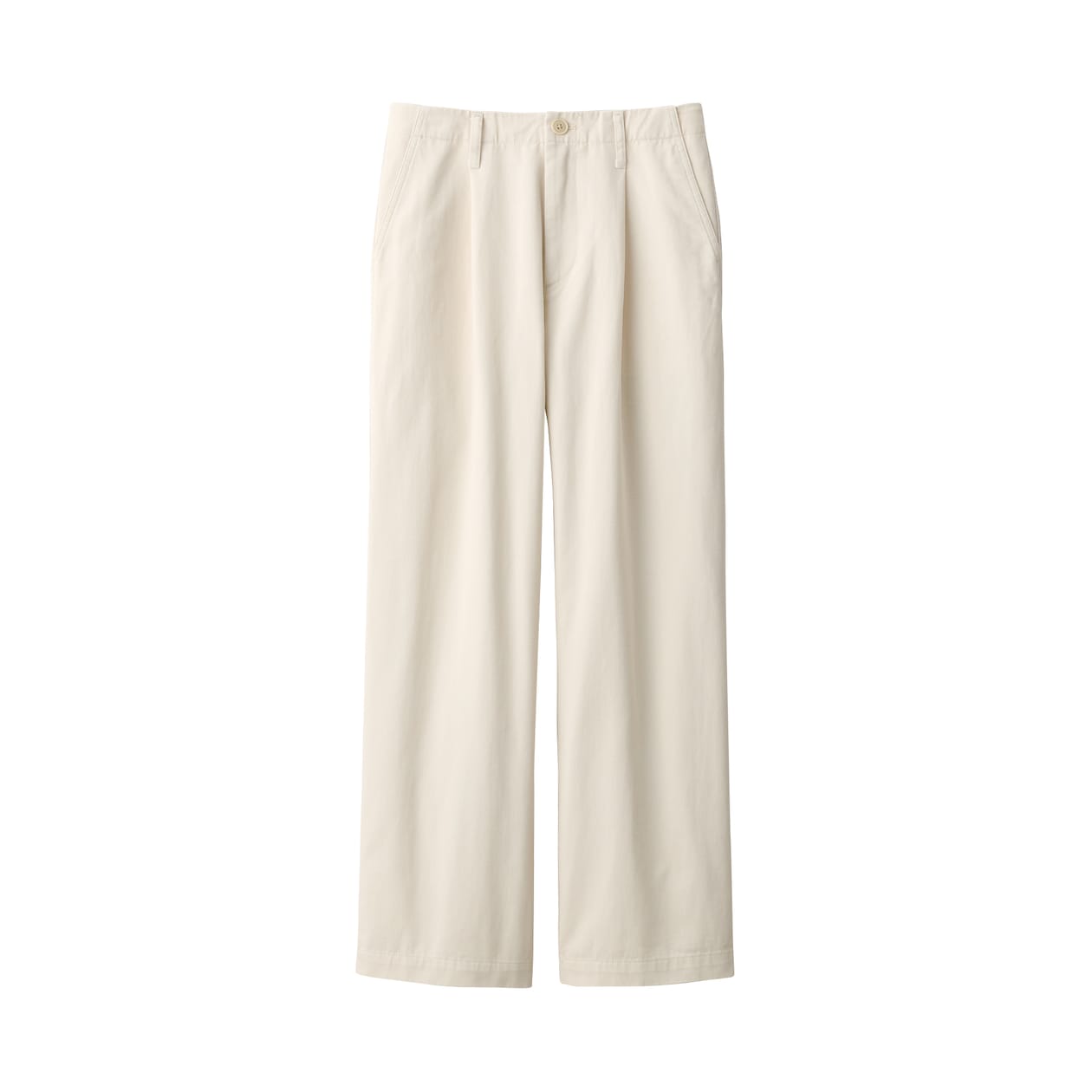 Women's Slub Yarn Chino Darted Wide Pants - Image 20