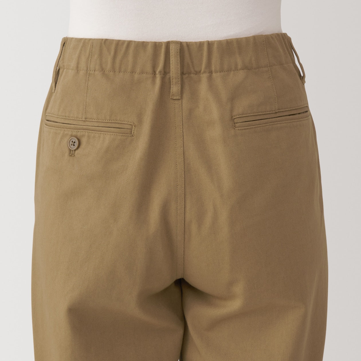 Women's Slub Yarn Chino Darted Wide Pants - Image 17