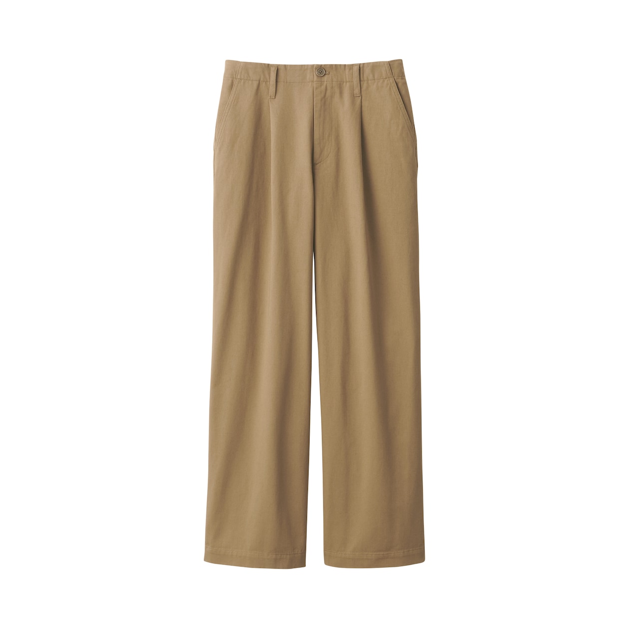 Women's Slub Yarn Chino Darted Wide Pants - Image 11
