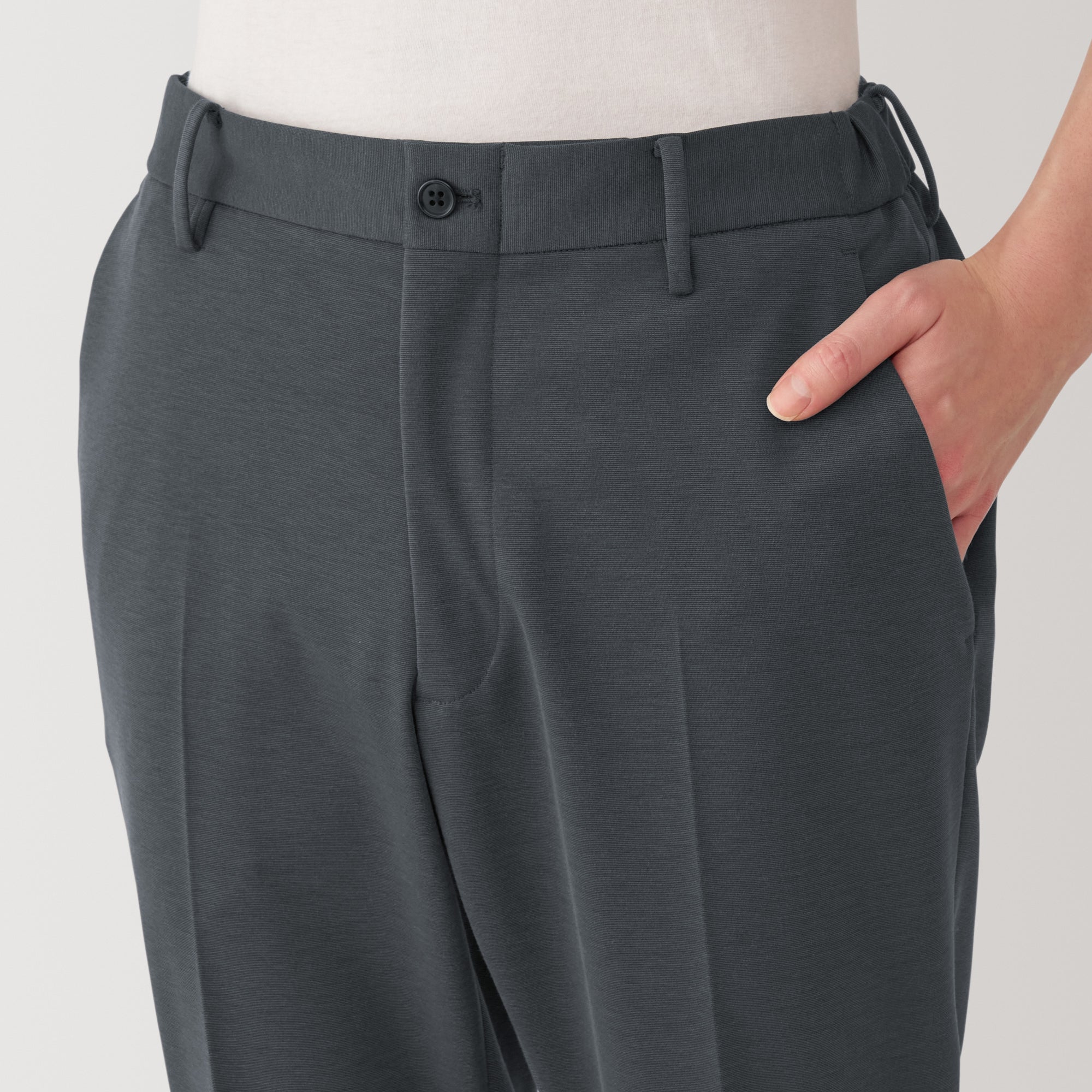 Men's Stretch Jersey Flat Front Pants - Image 7