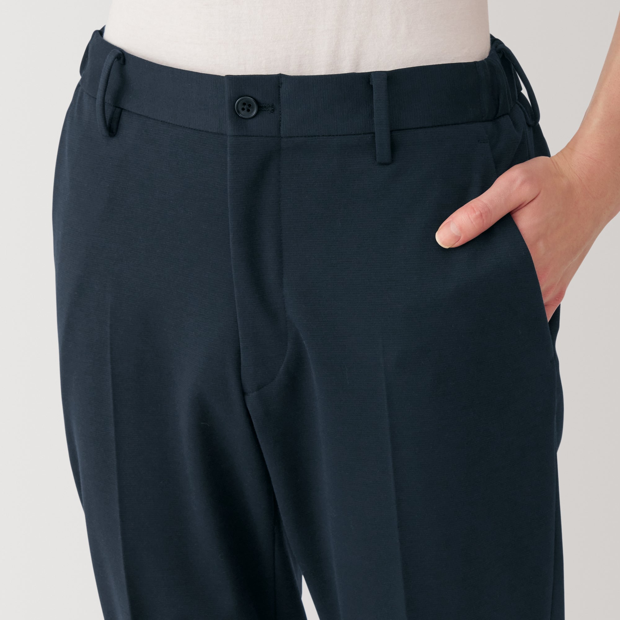 Men's Stretch Jersey Flat Front Pants - Image 27