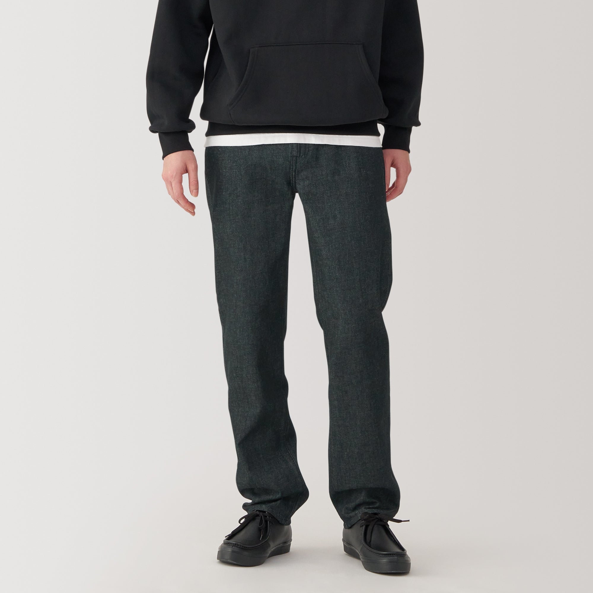 Men's Kapok Blend Straight Denim Trousers - Image 3