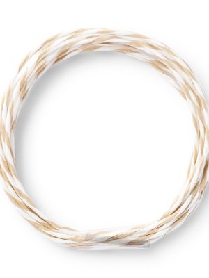 Wrapping Paper String - Beige/White