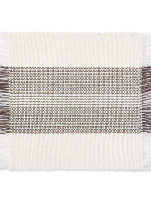 Indian Cotton Rib Coaster - Off White