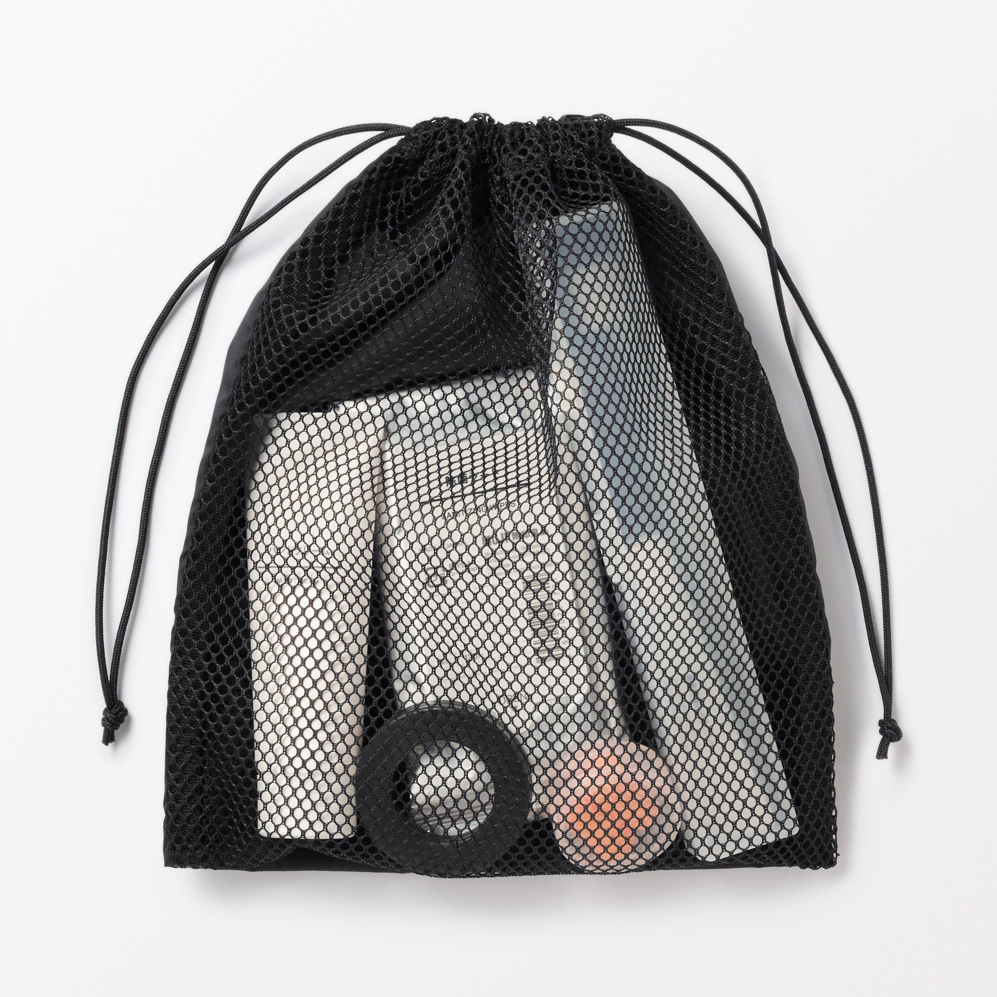 Polyester Mesh Drawstring Bag - Small - Image 2