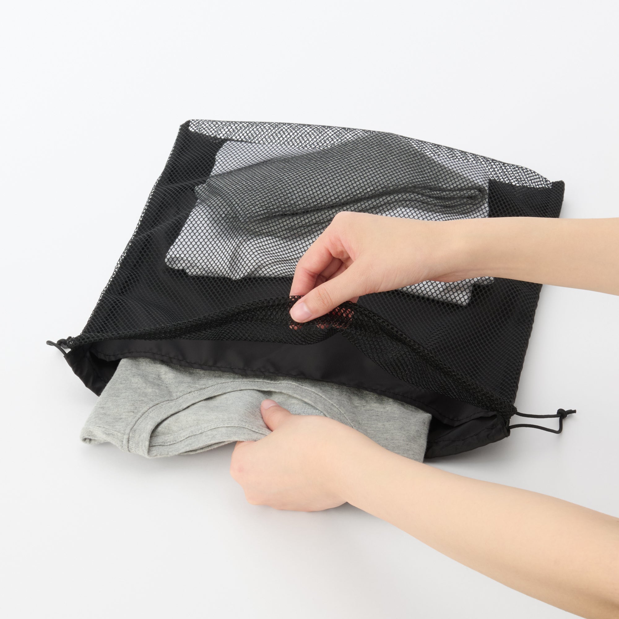 Polyester Mesh Drawstring Bag - Large - Image 16