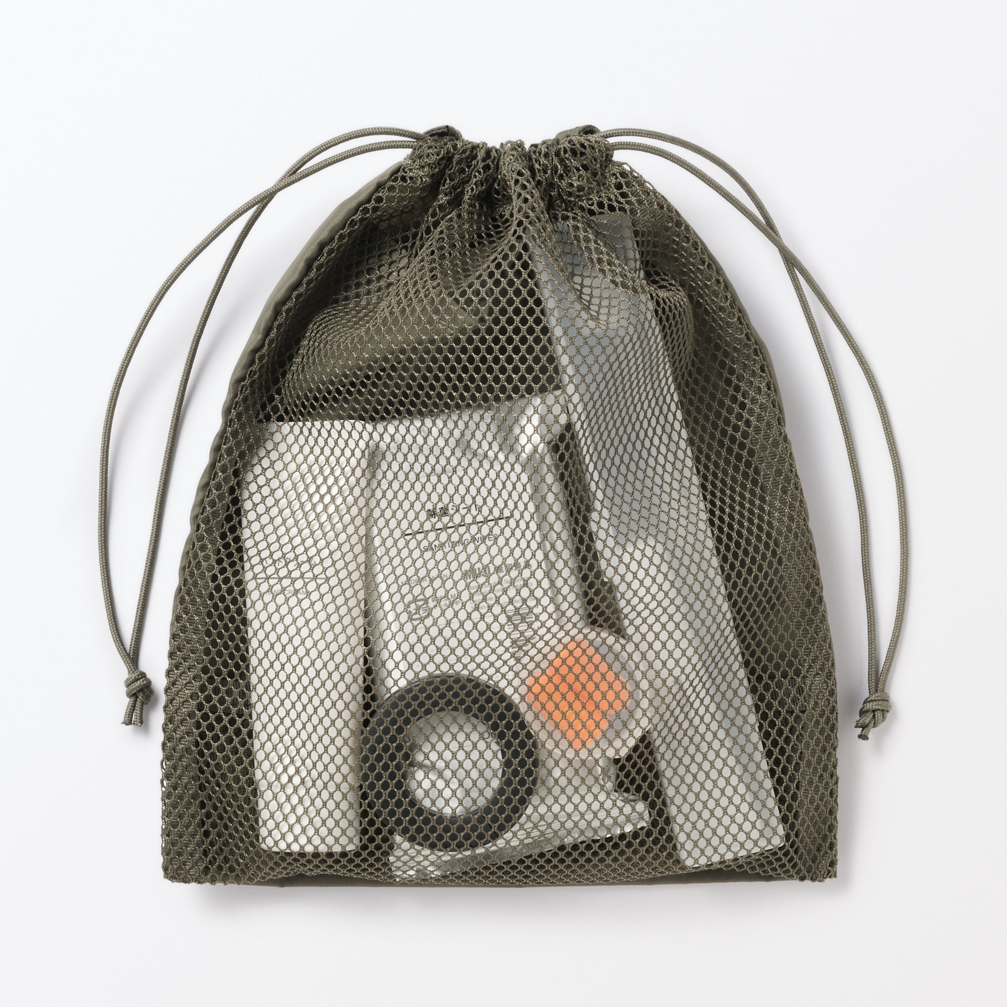 Polyester Mesh Drawstring Bag - Small - Image 8