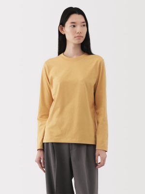 Women's Jersey Crew Neck Long Sleeve T-Shirt